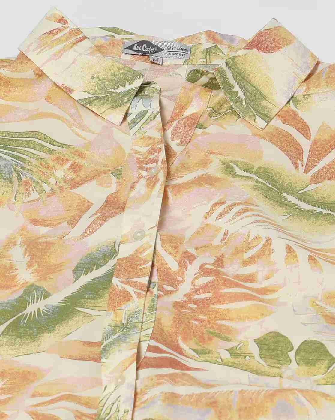 Lee Cooper | Women Tropical Print Regular Fit Shirt|4