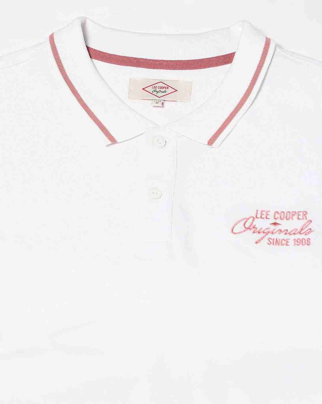 Lee Cooper | Men Regular fit Polo T-Shirt with Brand Print|4
