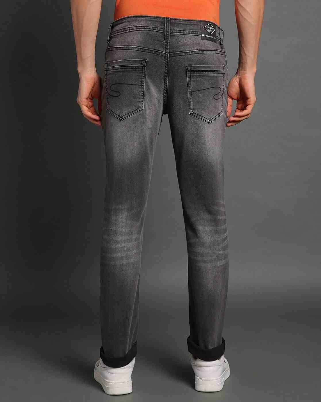 Lee Cooper | Men Heavily Washed Straight Fit Jeans|3
