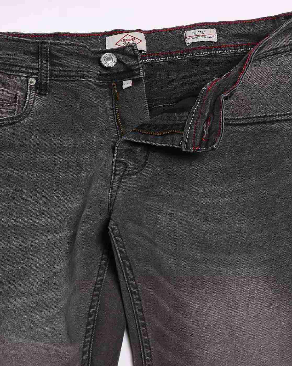 Lee Cooper | Men Heavily Washed Straight Fit Jeans|5