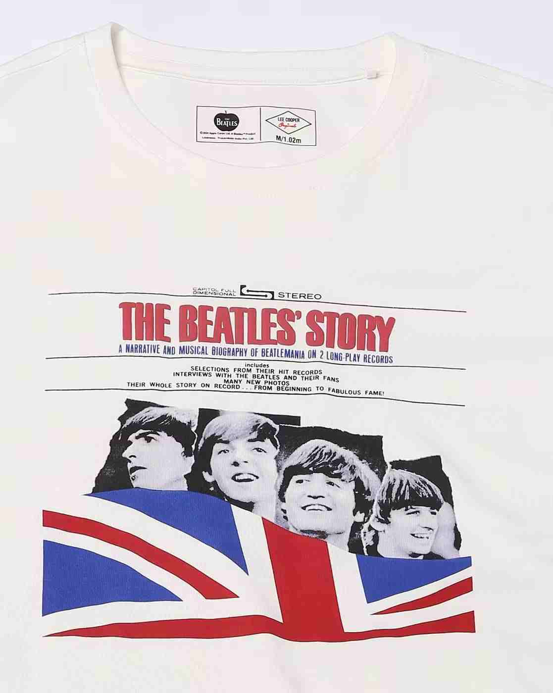 Lee Cooper | The Beatles - Men Beatles Print Regular Fit Crew-Neck T-Shirt|4