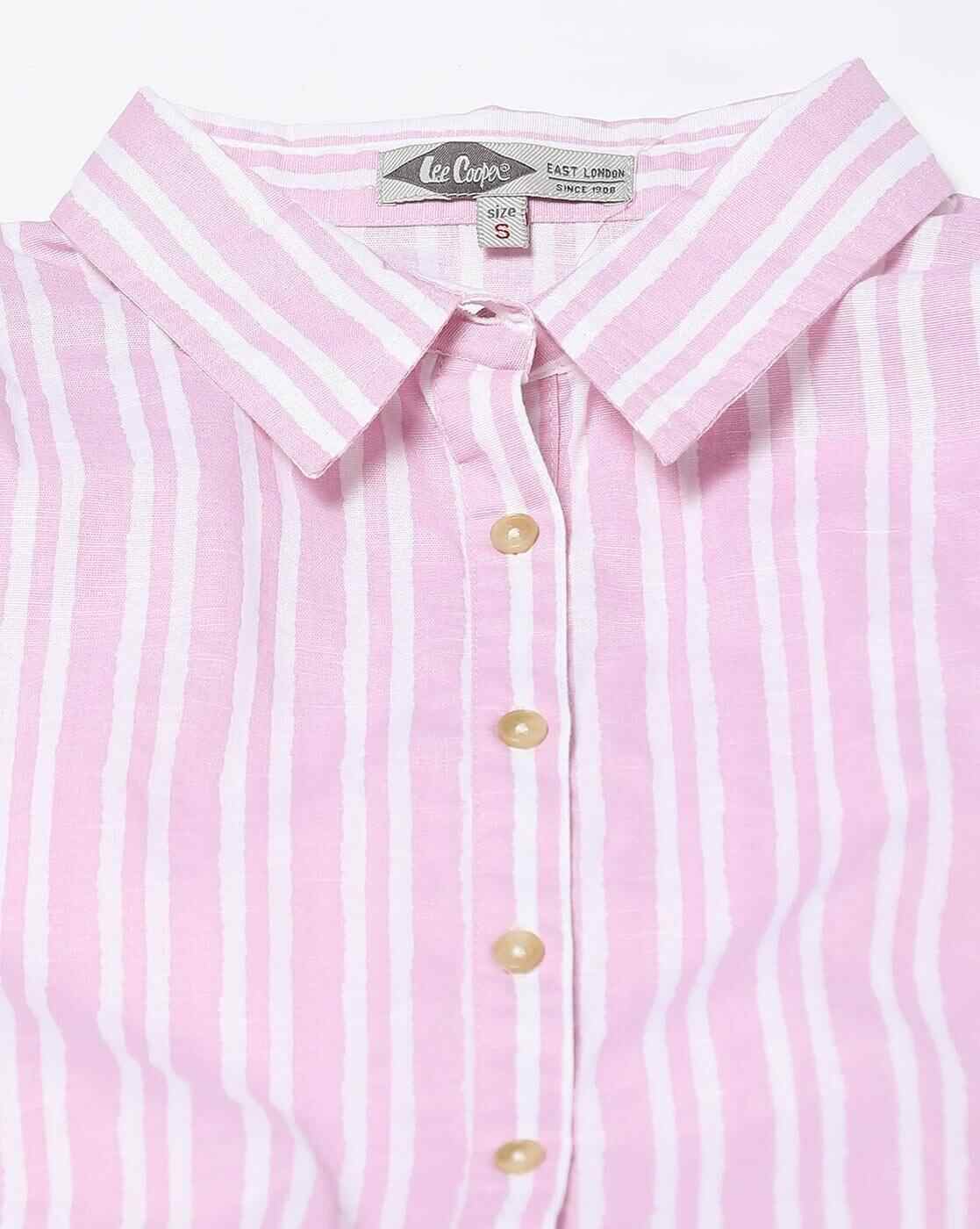 Lee Cooper | Women Striped Shirt with Tie-Up|4