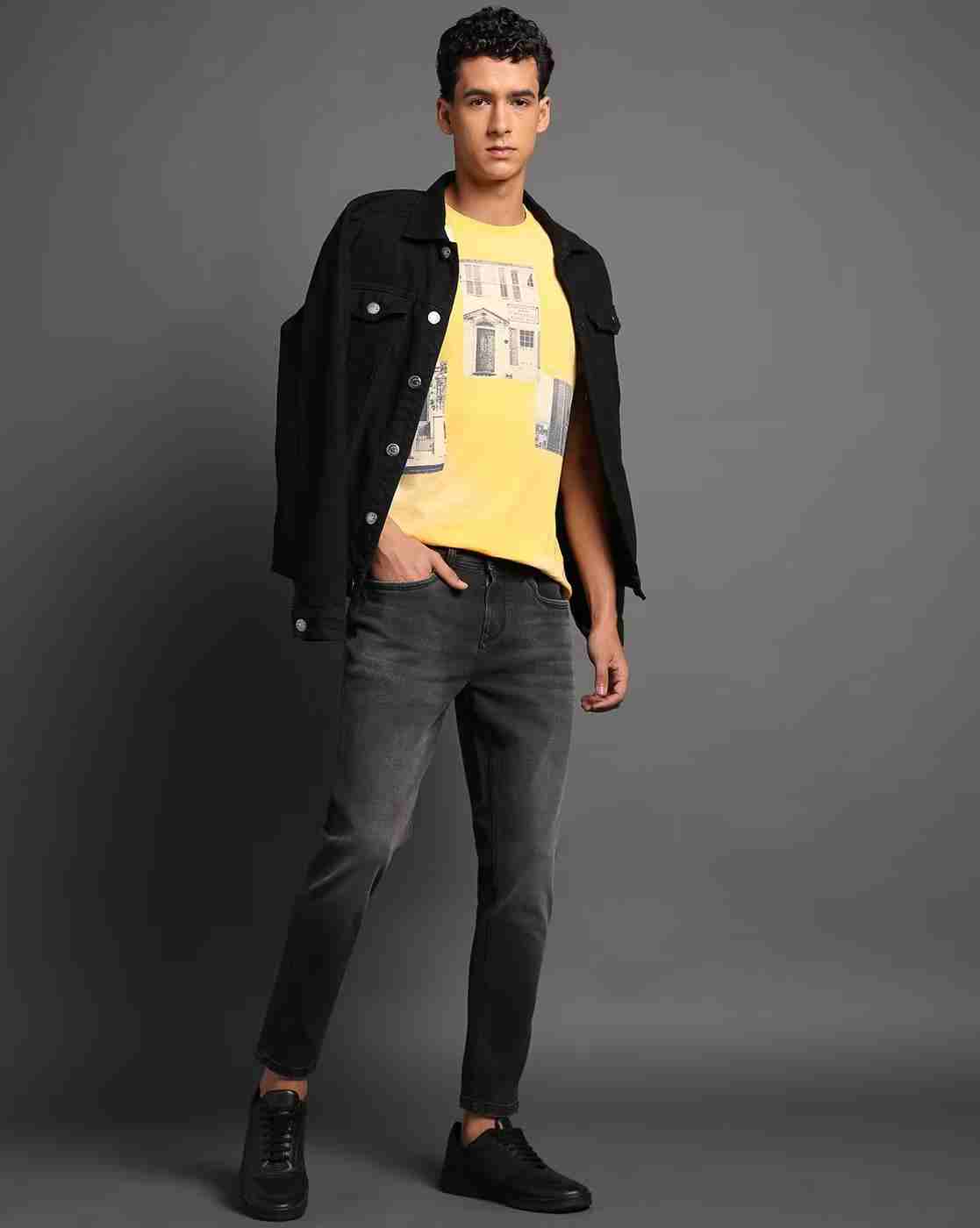 Lee Cooper | Men Lightly Washed Ankle-Length Skinny Fit Jeans|0