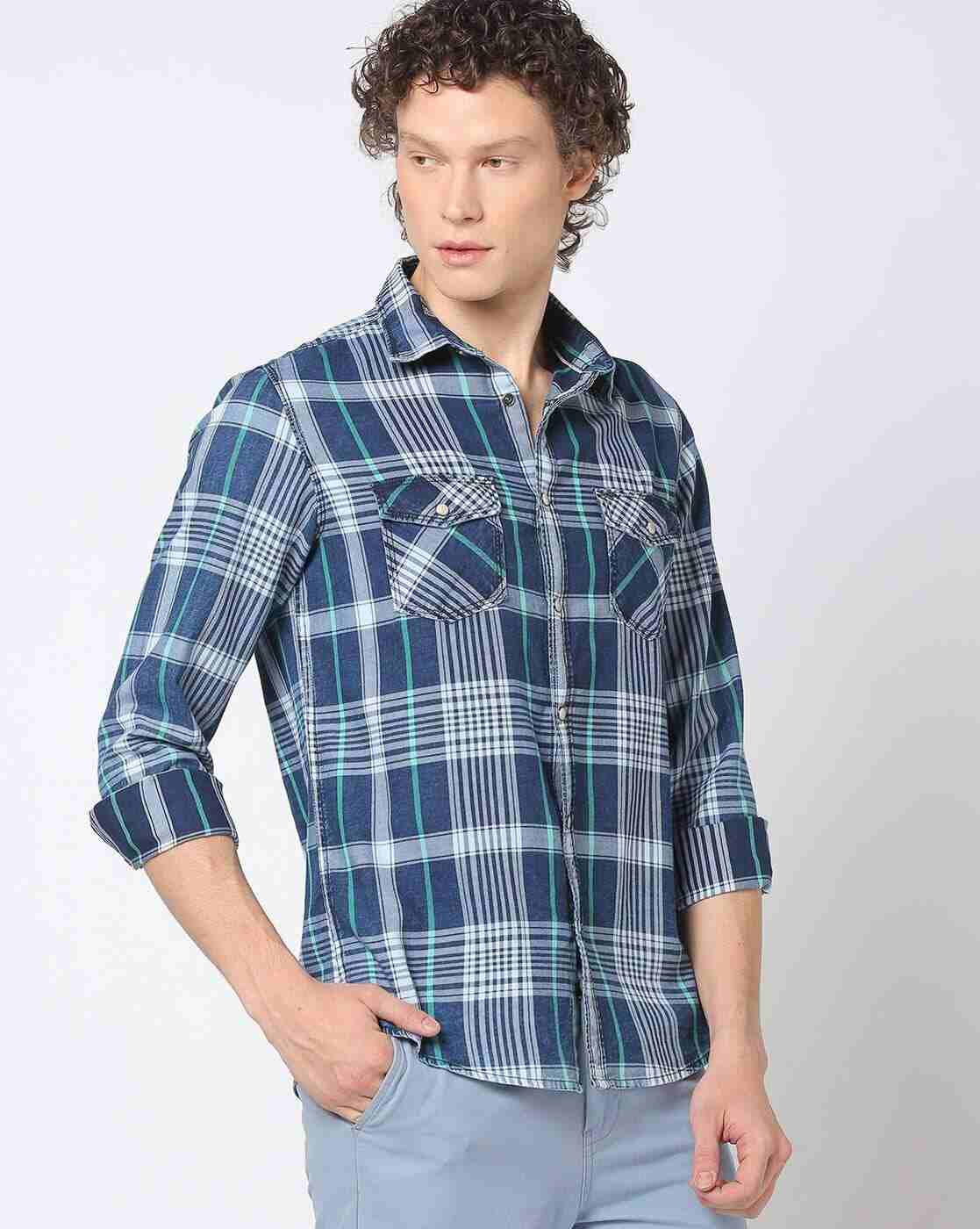 Lee Cooper | Men Checked Regular Fit Shirt|0
