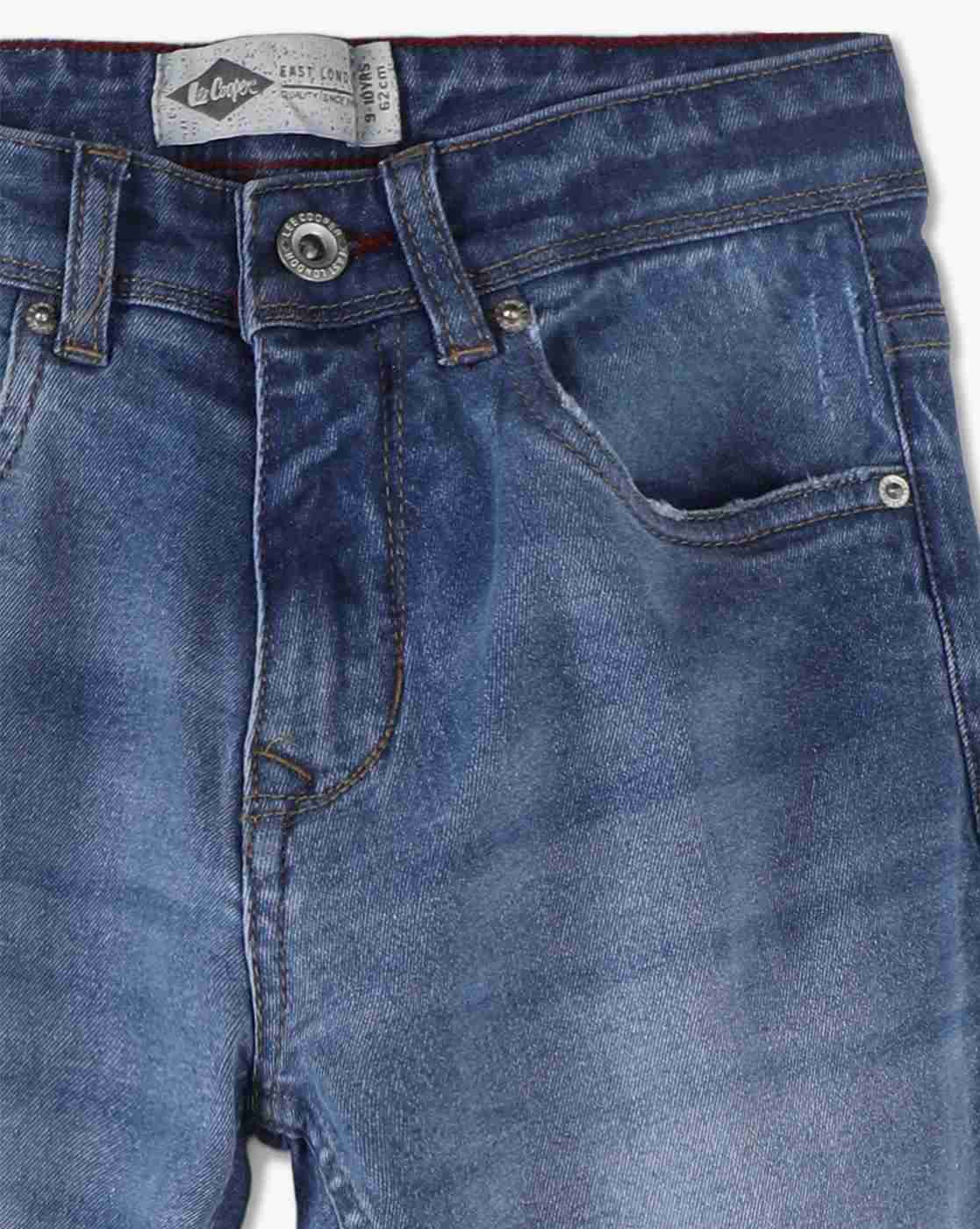 Lee Cooper | Boys Mid-Wash Regular Fit Jeans|2