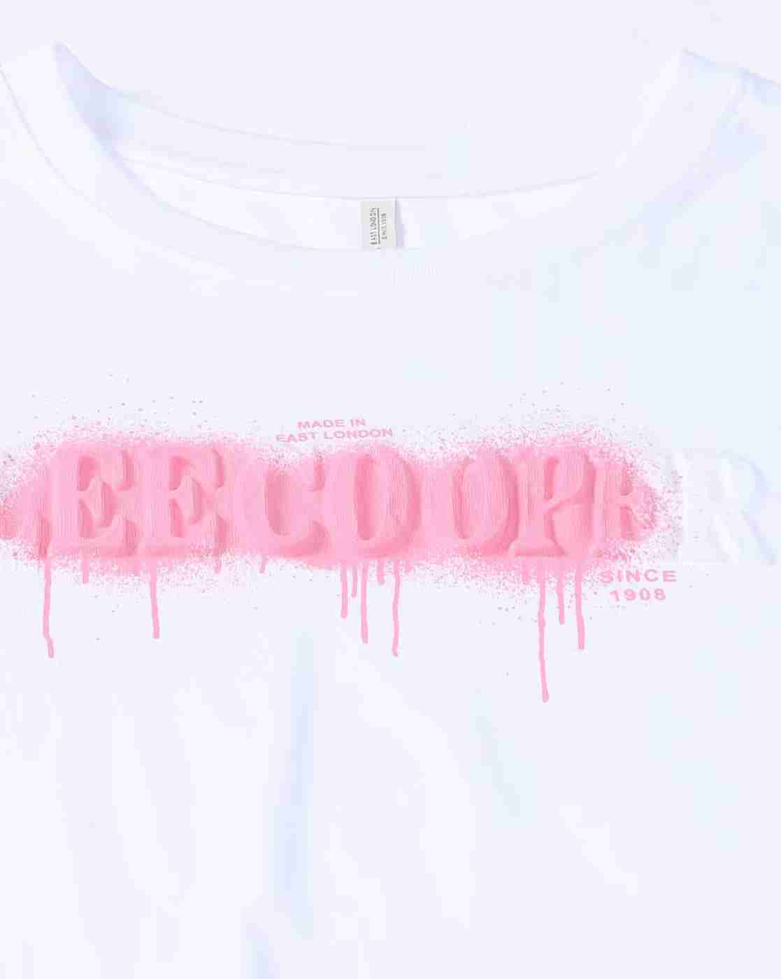 Lee Cooper | Women Brand Print Regular Fit Crew-Neck T-Shirt|5