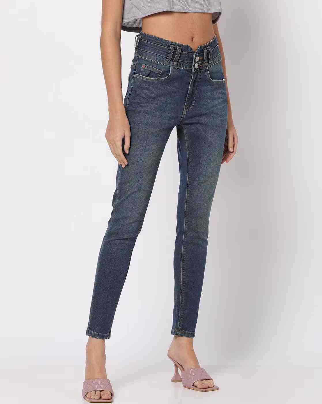 Lee Cooper | Women Light-Wash Slim Fit Jeans|0