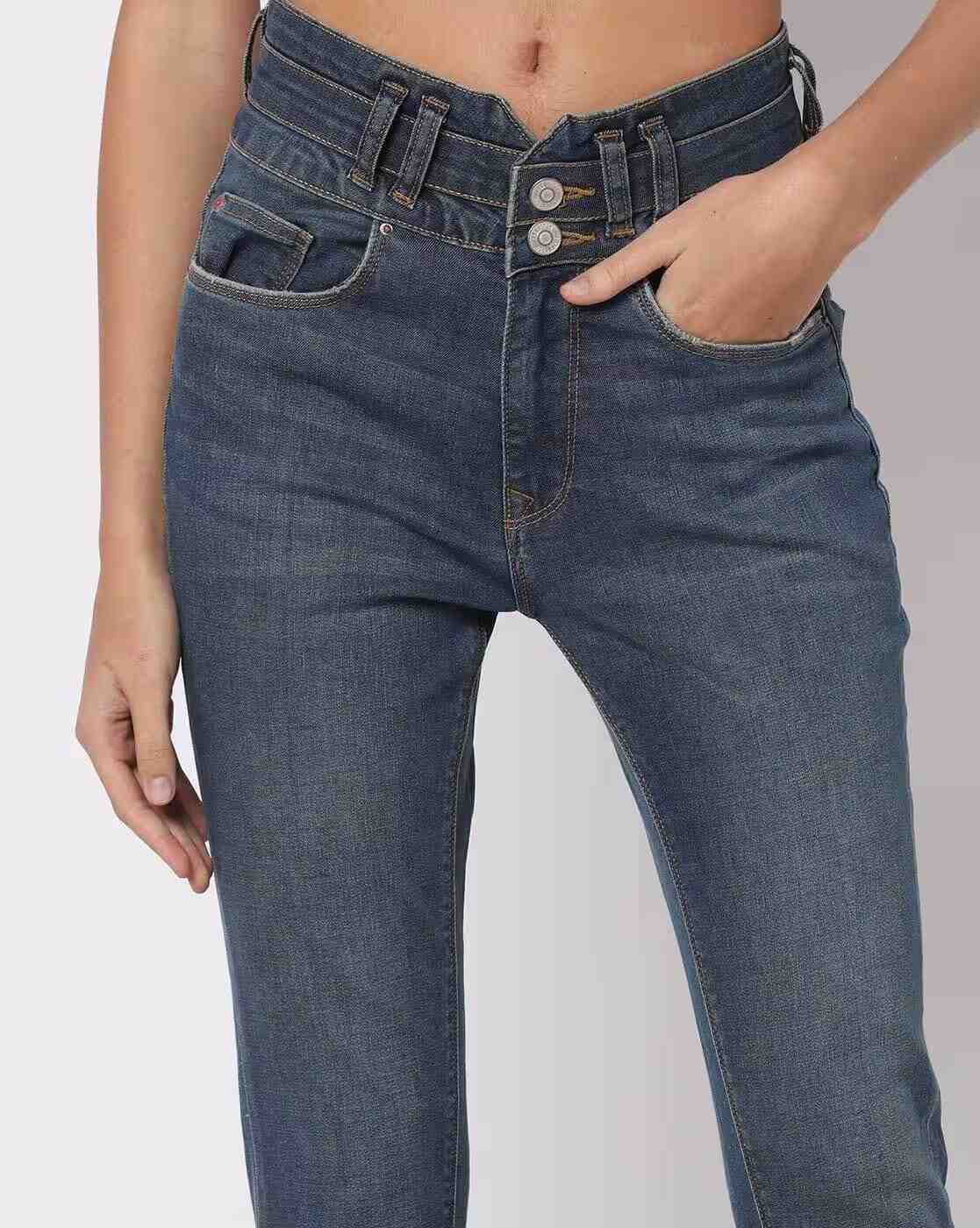 Lee Cooper | Women Light-Wash Slim Fit Jeans|3