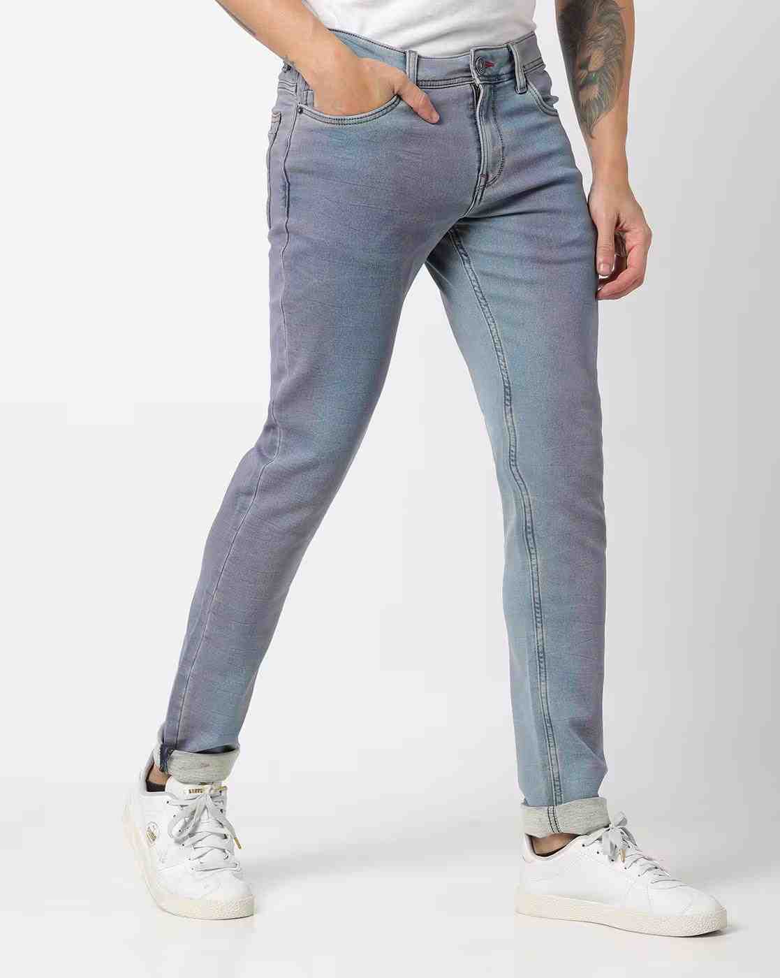 Lee Cooper | Men Mid-Rise Skinny Fit Jeans|0