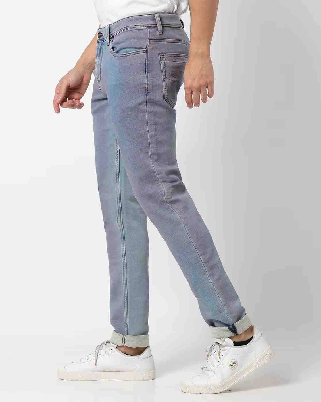 Lee Cooper | Men Mid-Rise Skinny Fit Jeans|1