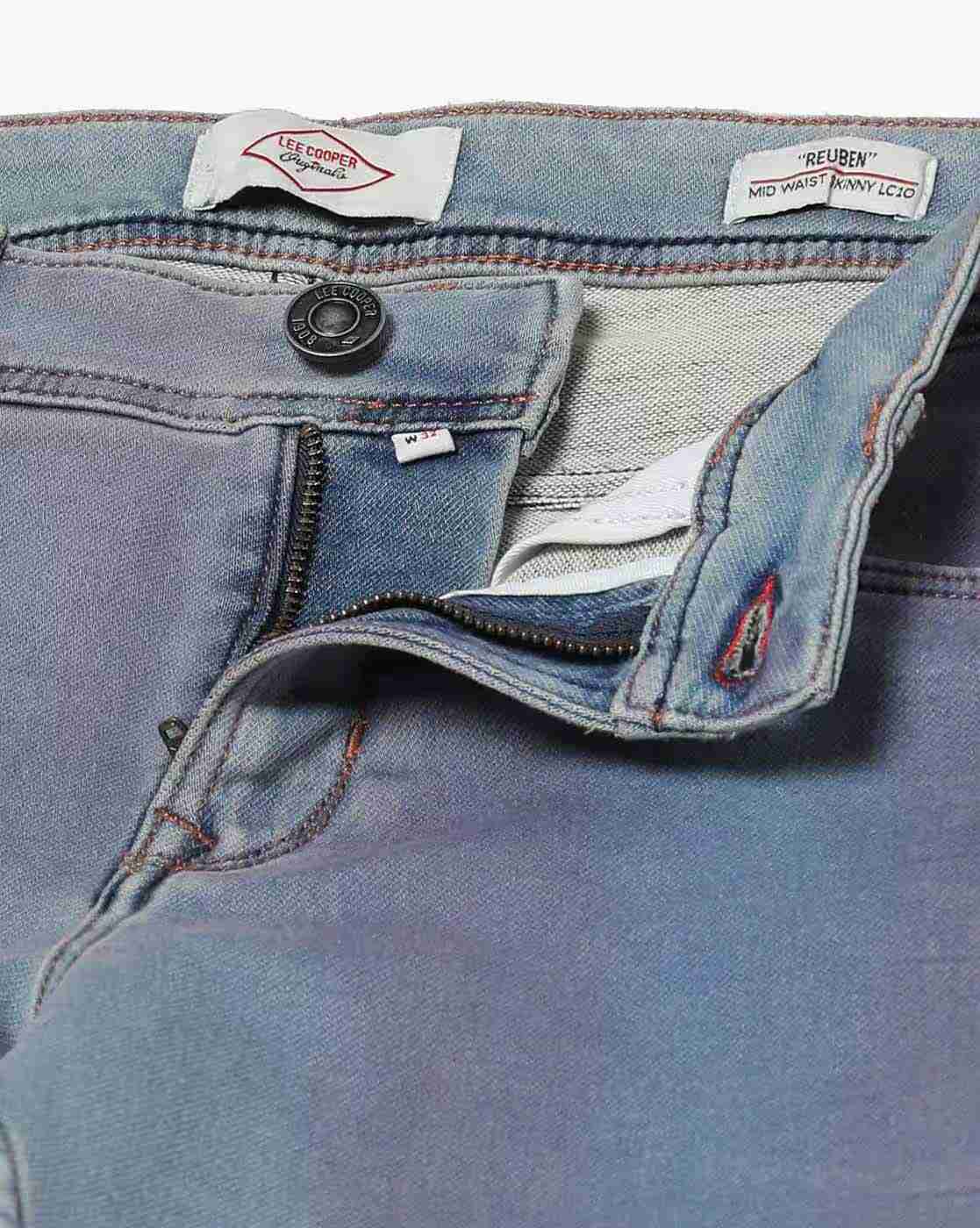 Lee Cooper | Men Mid-Rise Skinny Fit Jeans|4