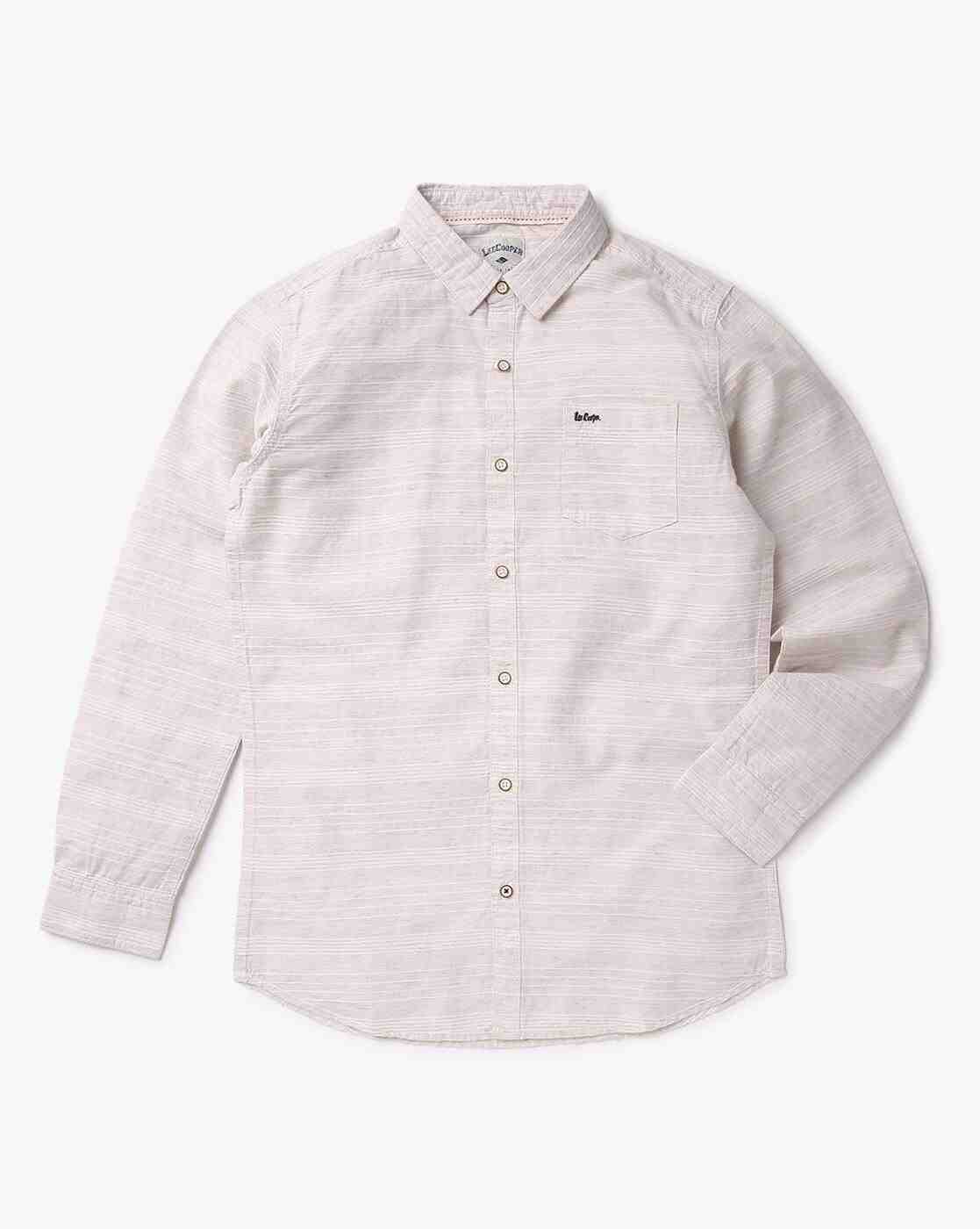 Lee Cooper | Self-Stripe Slim Fit Shirt|0