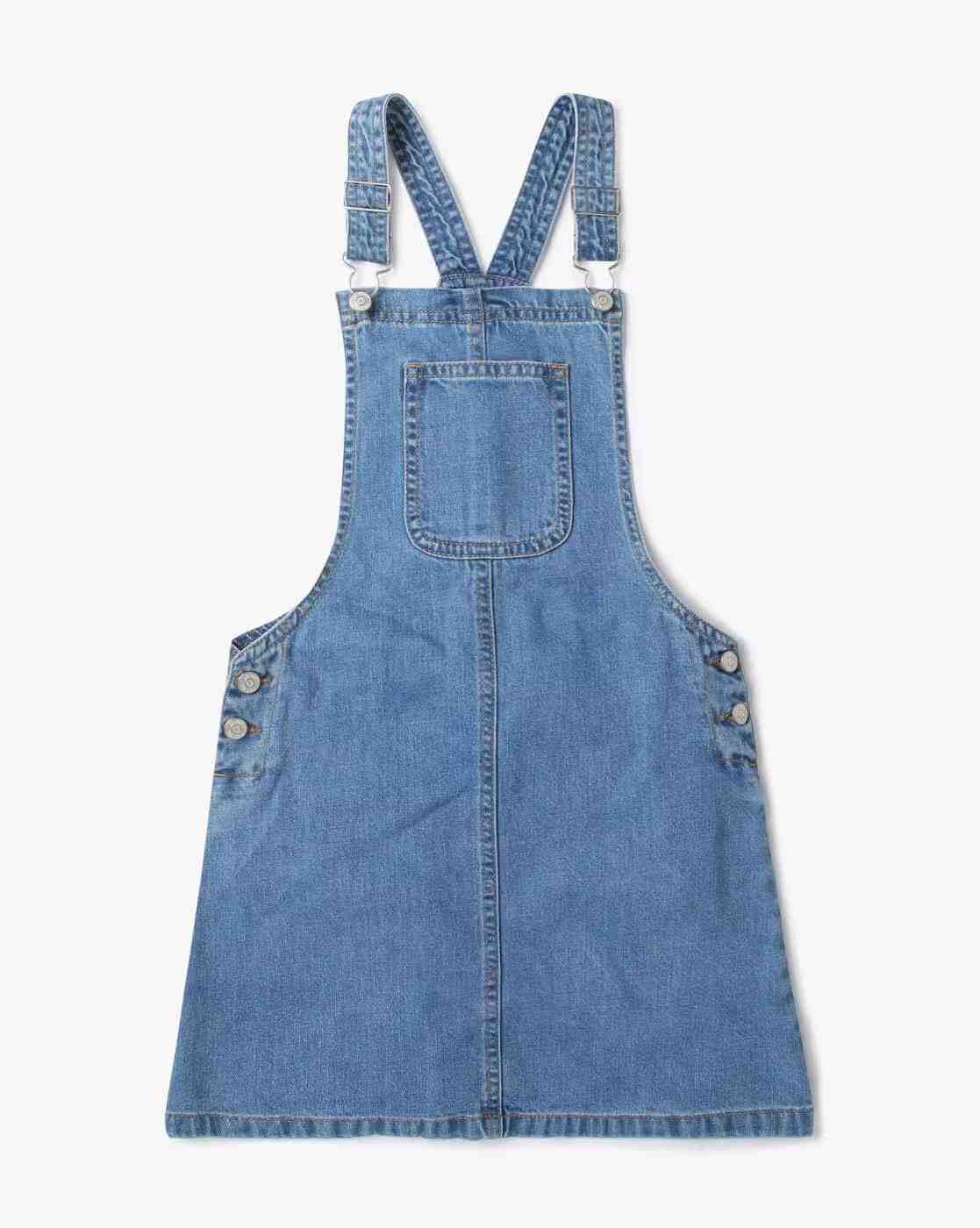 Lee Cooper | Dungaree Dress with Patch Pocket|0