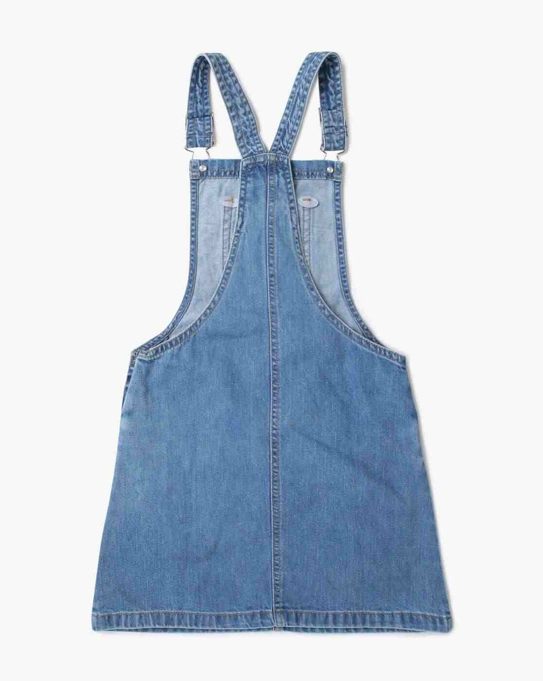 Lee Cooper | Dungaree Dress with Patch Pocket|1