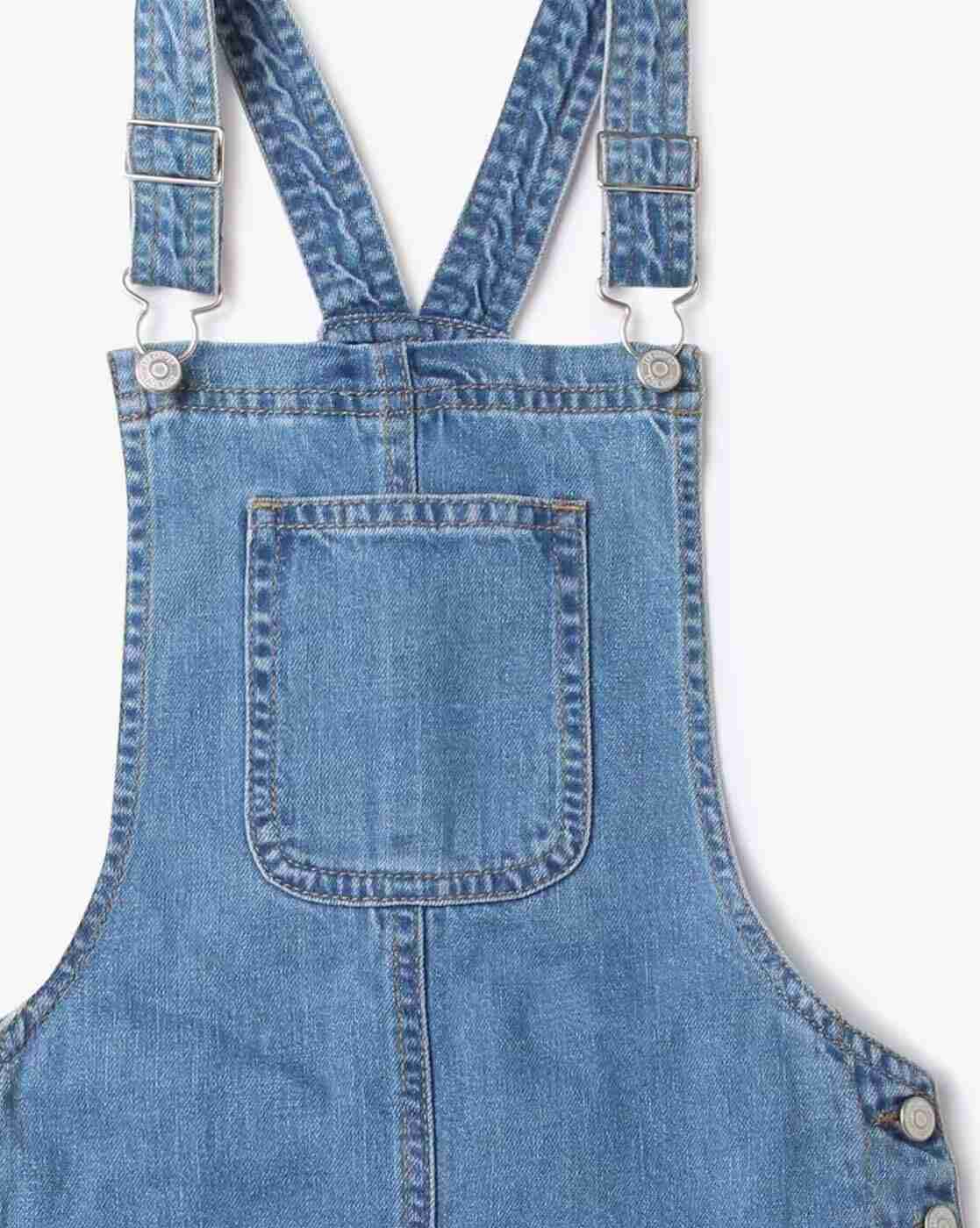 Lee Cooper | Dungaree Dress with Patch Pocket|2