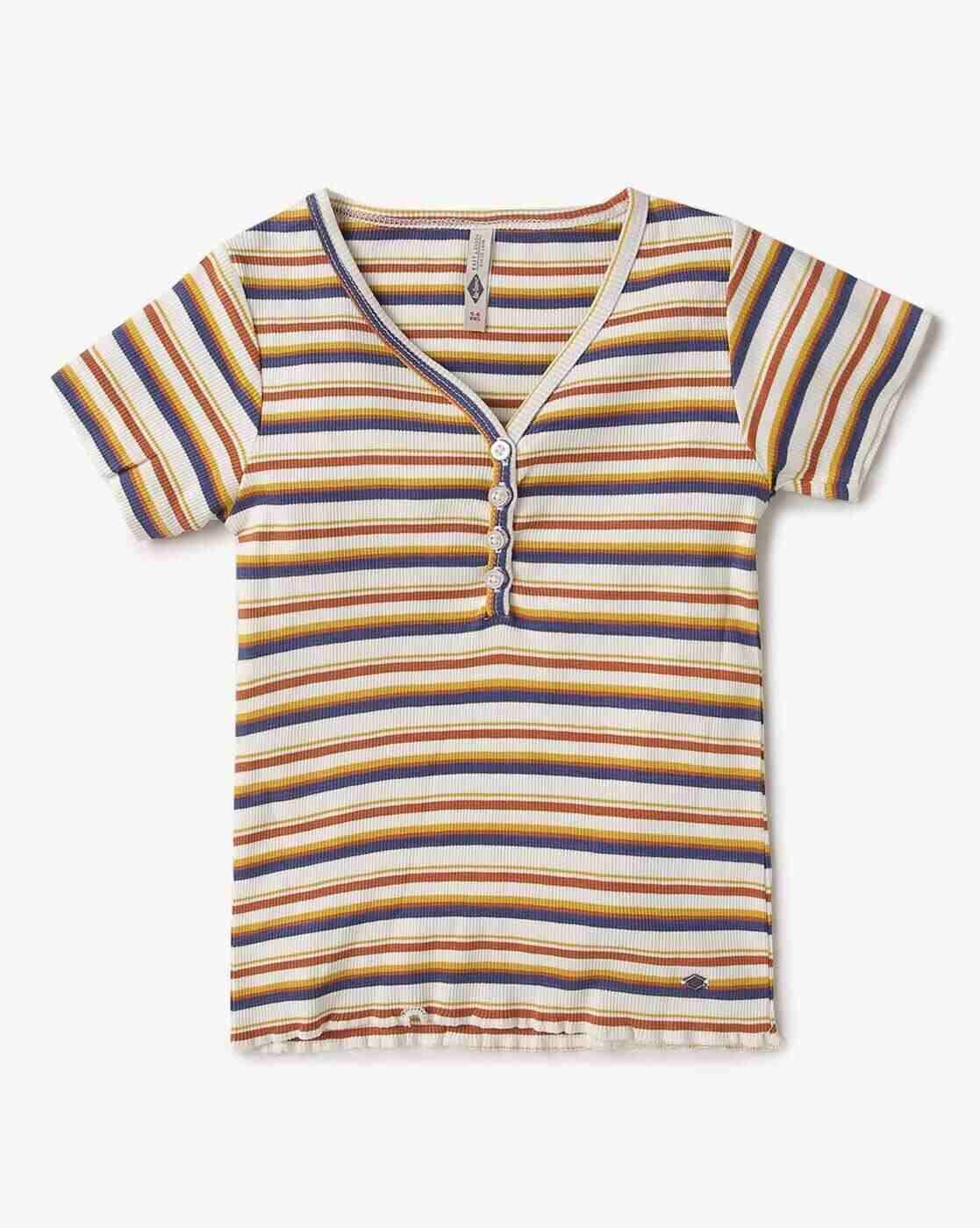 Lee Cooper | Striped V-Neck T-Shirt|0