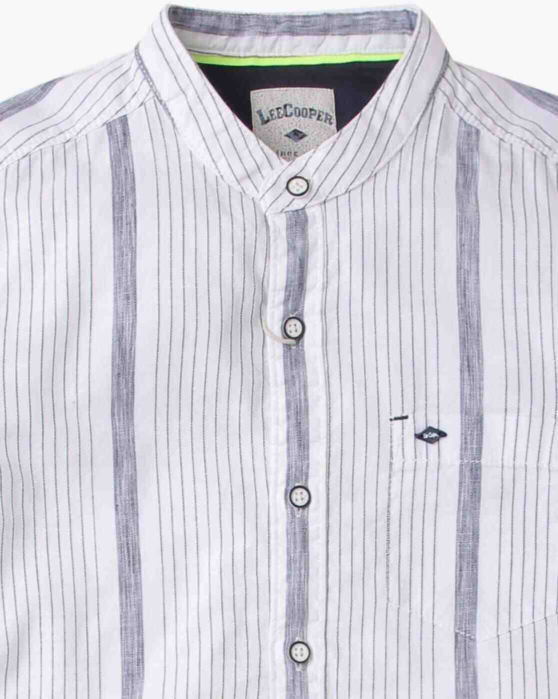 Lee Cooper | Striped Slim Fit Shirt|2