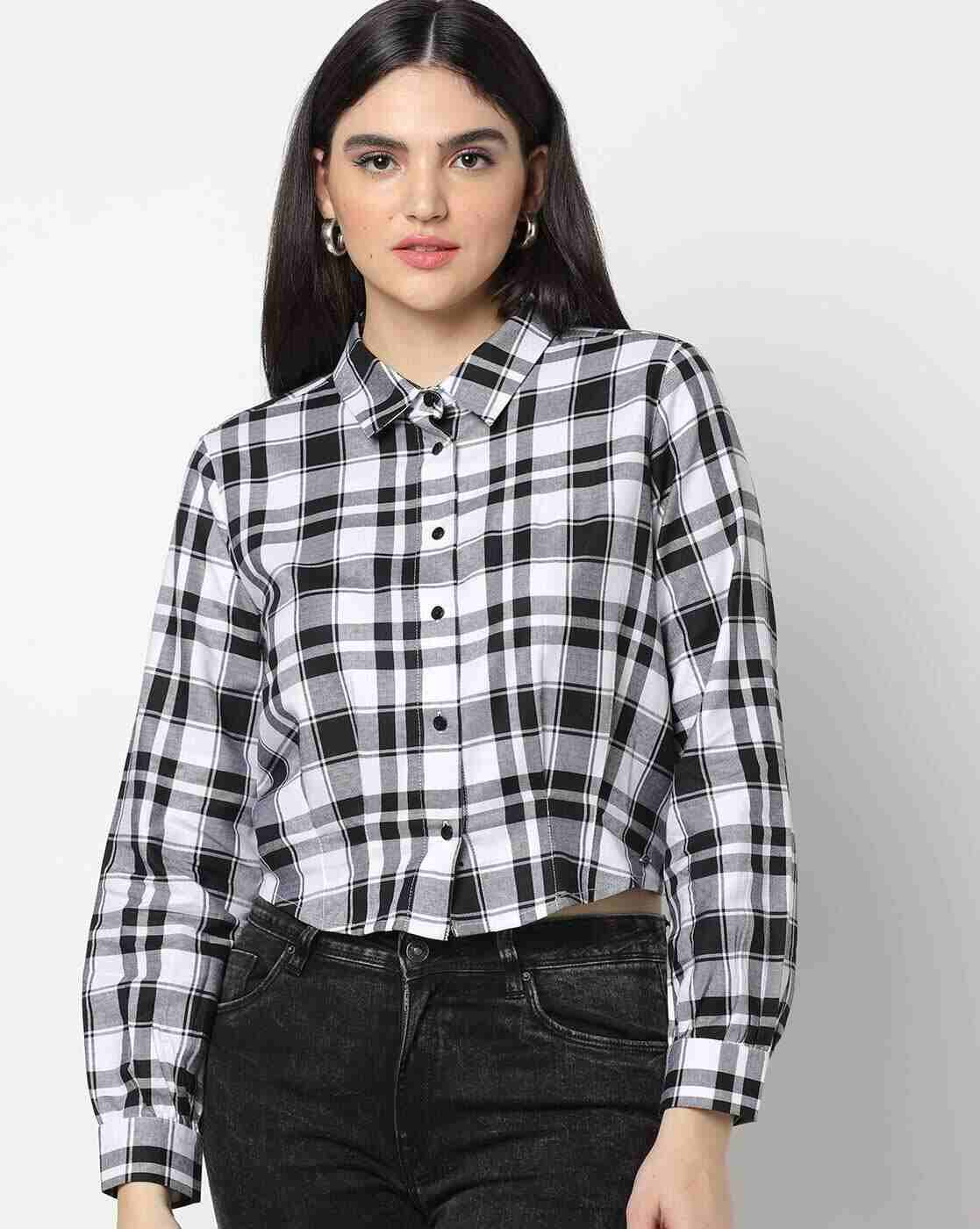 Lee Cooper | Checked Crop Shirt|0