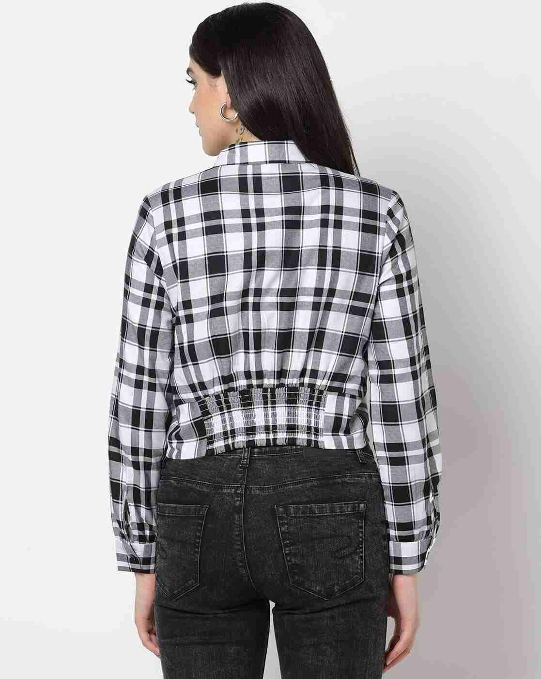 Lee Cooper | Checked Crop Shirt|2