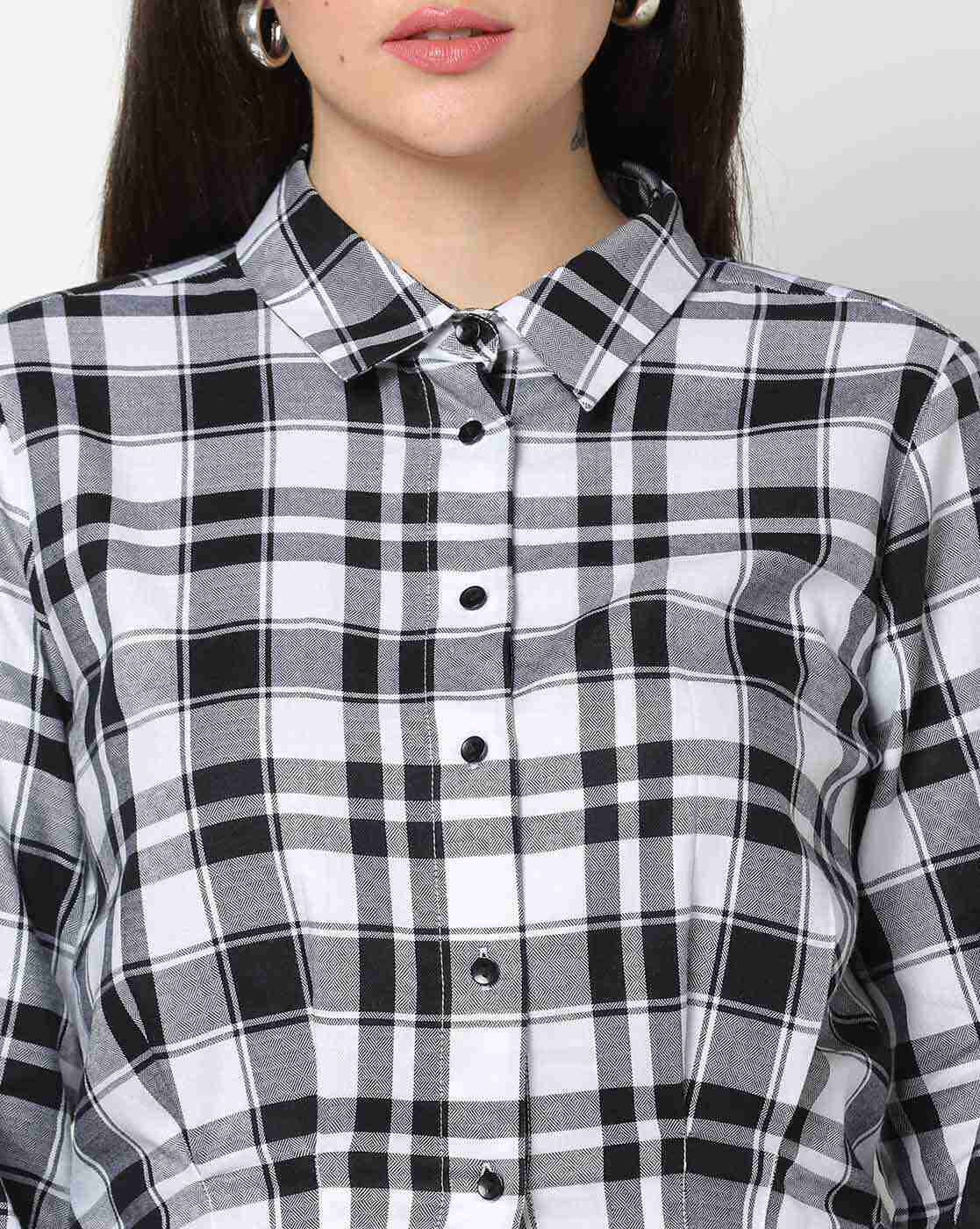 Lee Cooper | Checked Crop Shirt|3