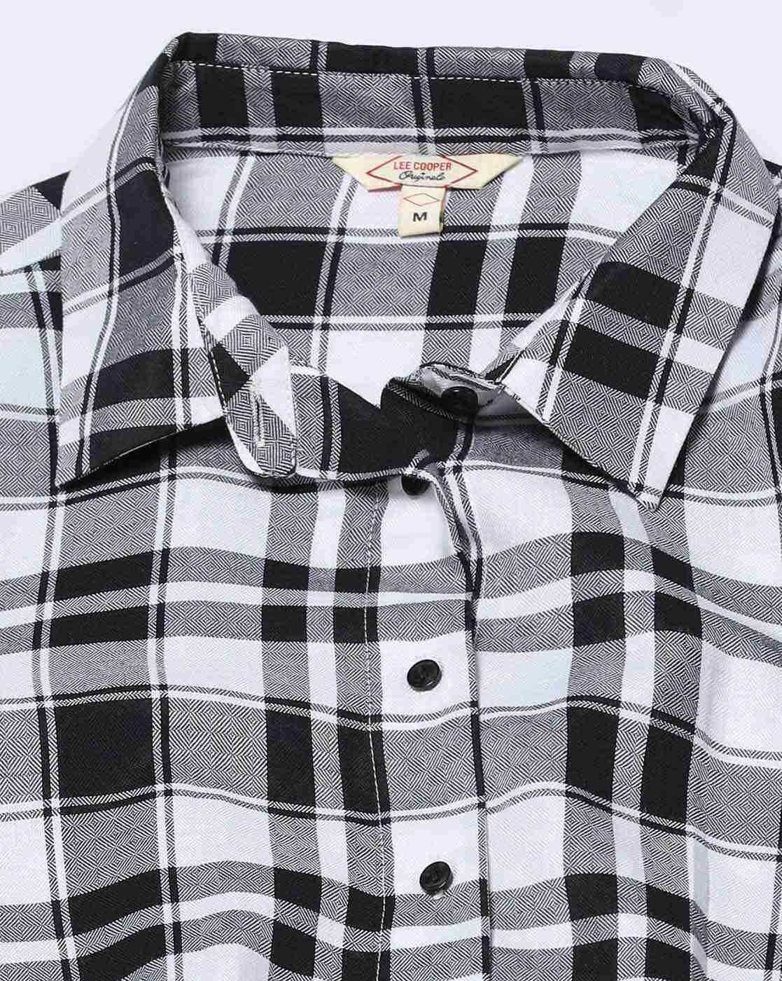 Lee Cooper | Checked Crop Shirt|4