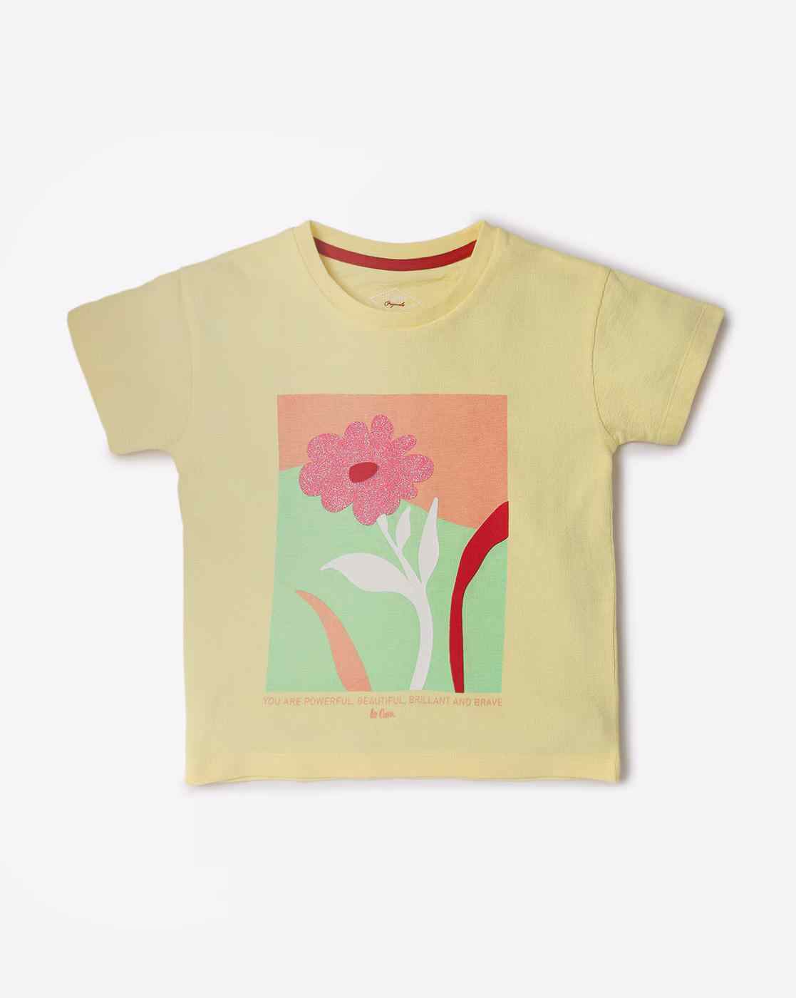 Lee Cooper | Floral Print Round-Neck T-Shirt|0