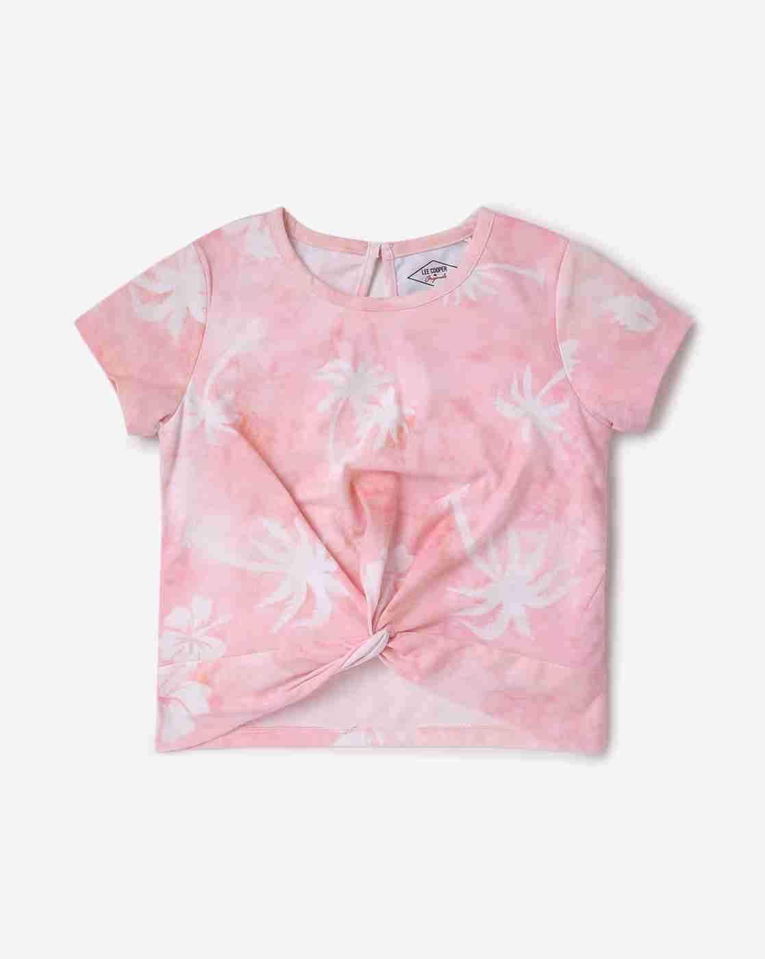 Lee Cooper | Tropical Print Round-Neck T-Shirt|0