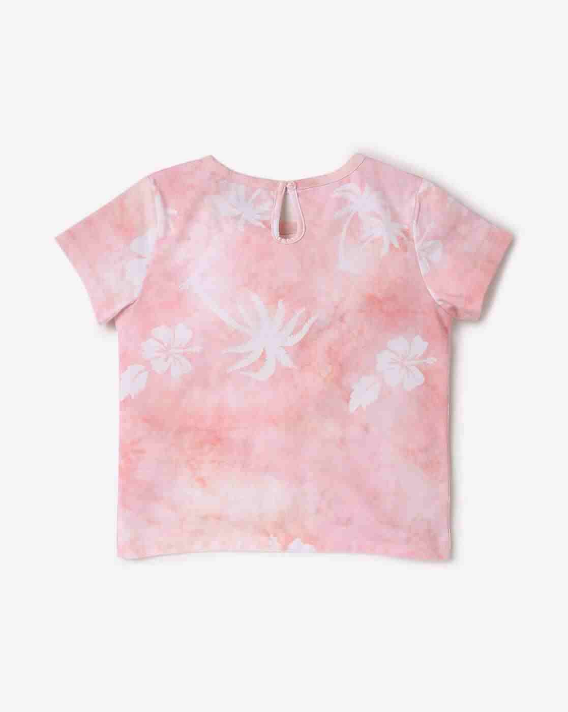 Lee Cooper | Tropical Print Round-Neck T-Shirt|1