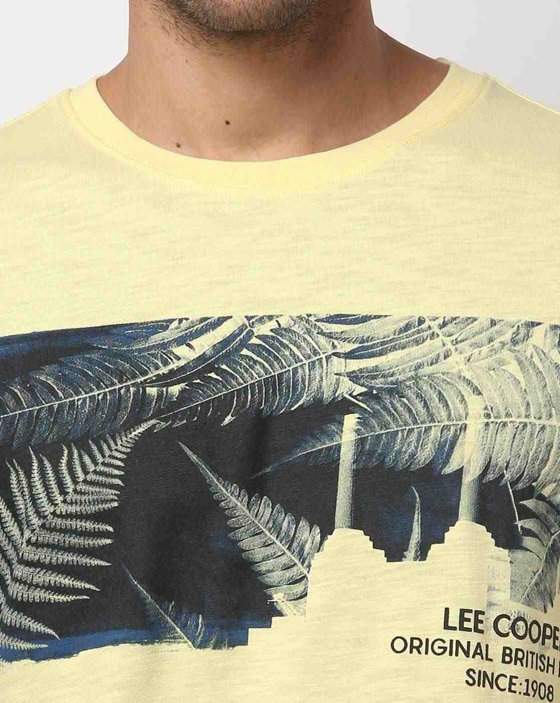 Lee Cooper | Regular Fit Graphic Print Crew-Neck T-Shirt|2