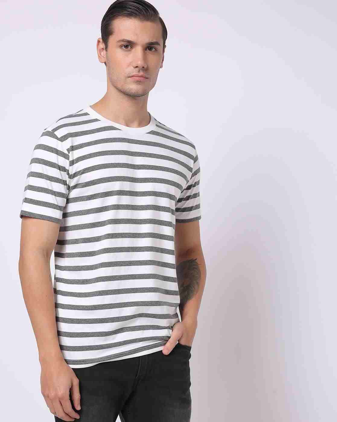 Lee Cooper | Regular Fit Striped Crew-Neck T-Shirt|0