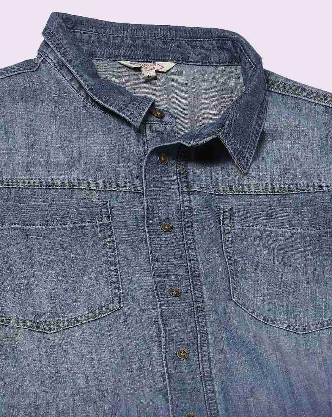 Lee Cooper | Cotton Shirt with Patch Pockets|4