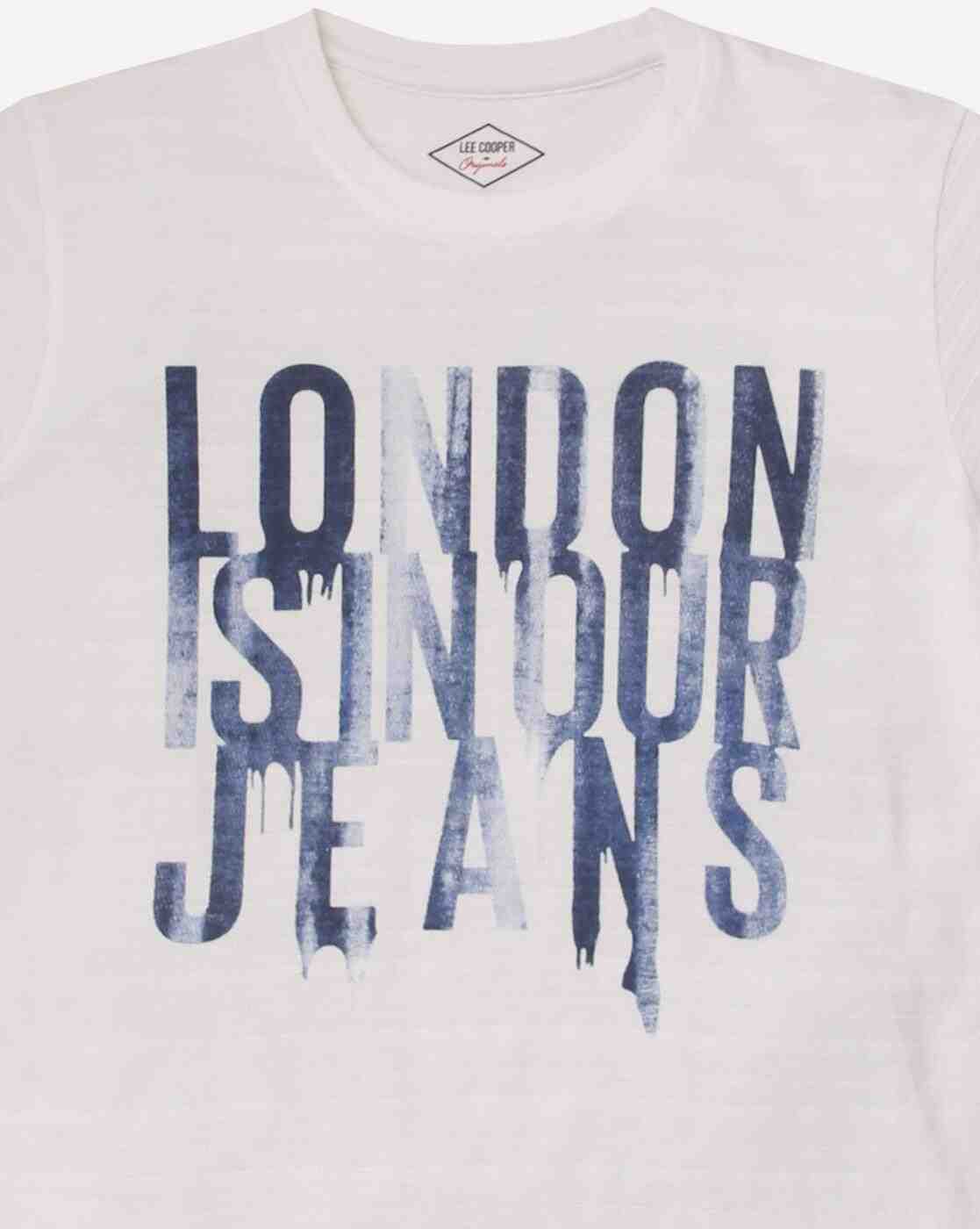 Lee Cooper | Typographic Print Crew-Neck T-Shirt|2