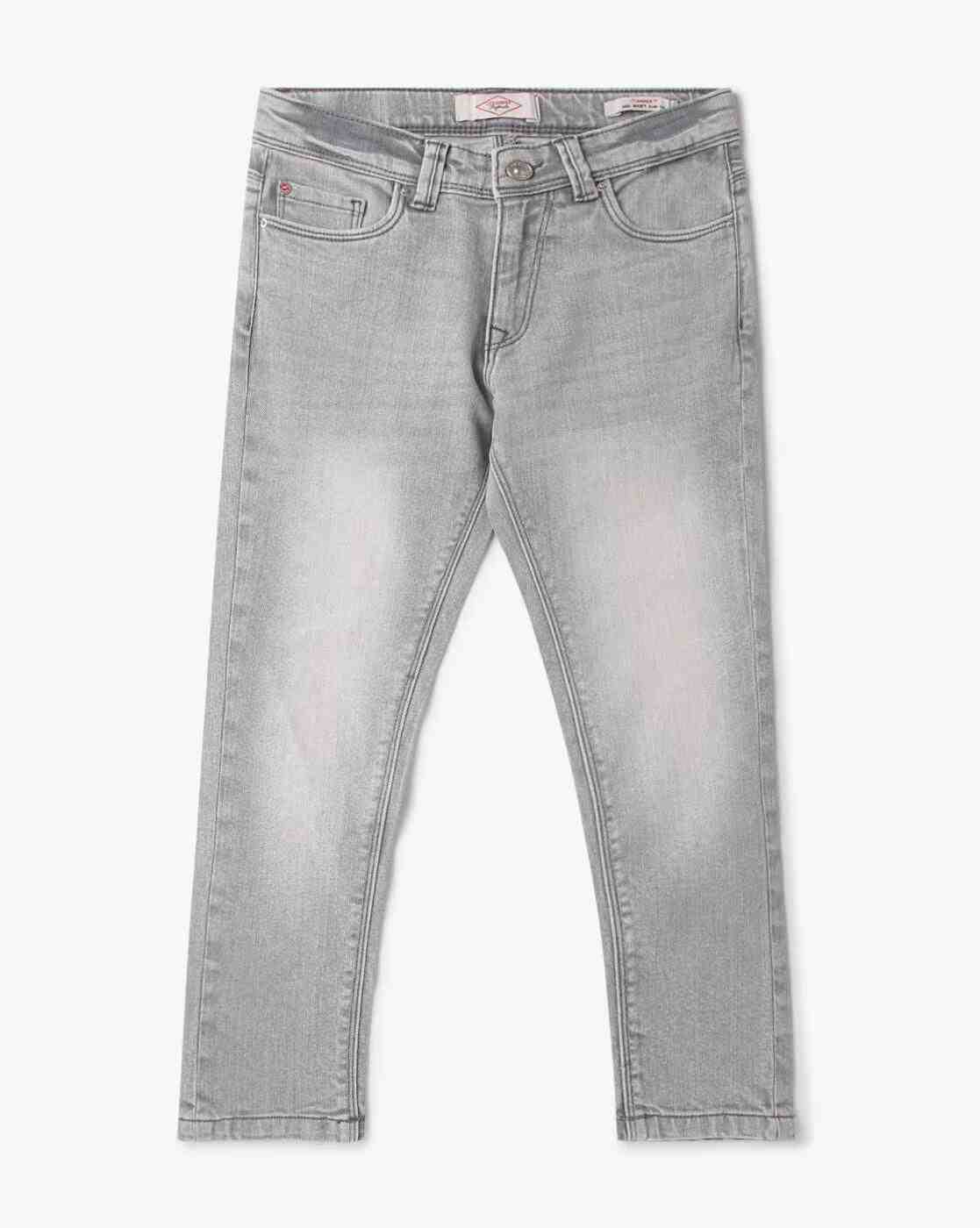 Lee Cooper | Girls Heavy-Wash Slim Fit Jeans|0