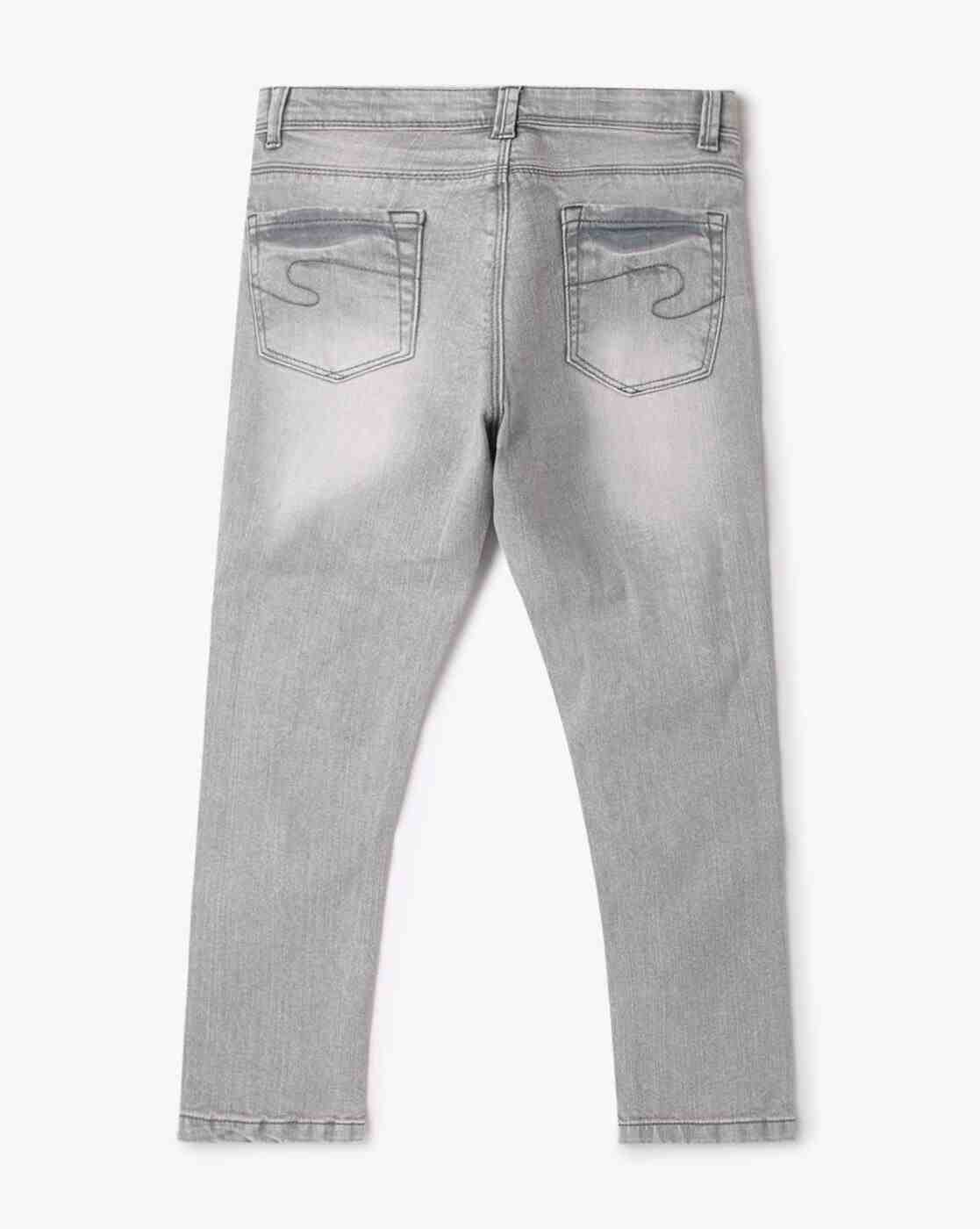 Lee Cooper | Girls Heavy-Wash Slim Fit Jeans|1