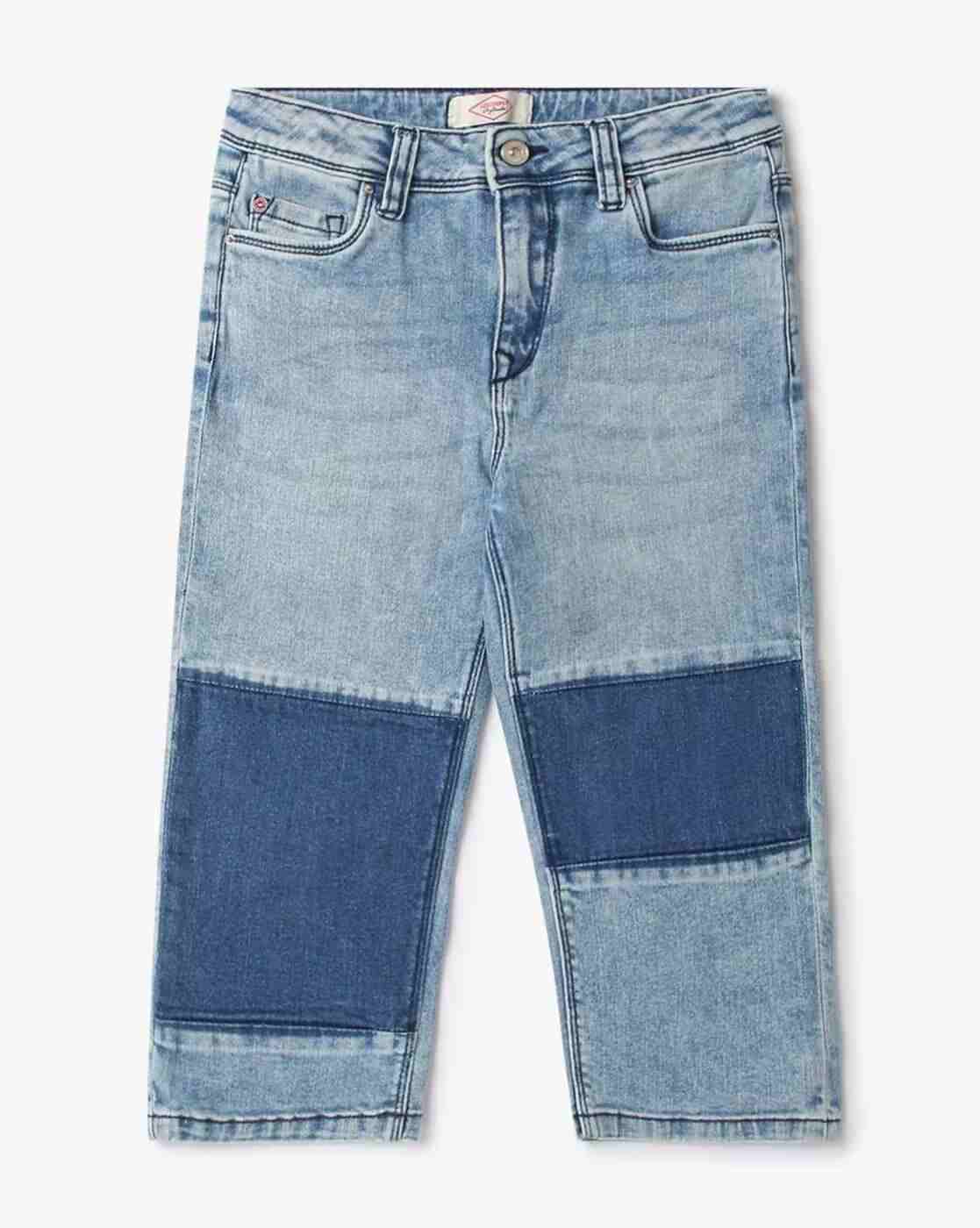 Lee Cooper | Girls Lightly Washed Slim Fit Cut & Sew Jeans|0