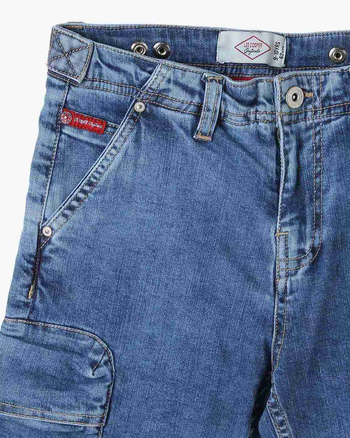 Lee Cooper | Washed Denim Shorts|2