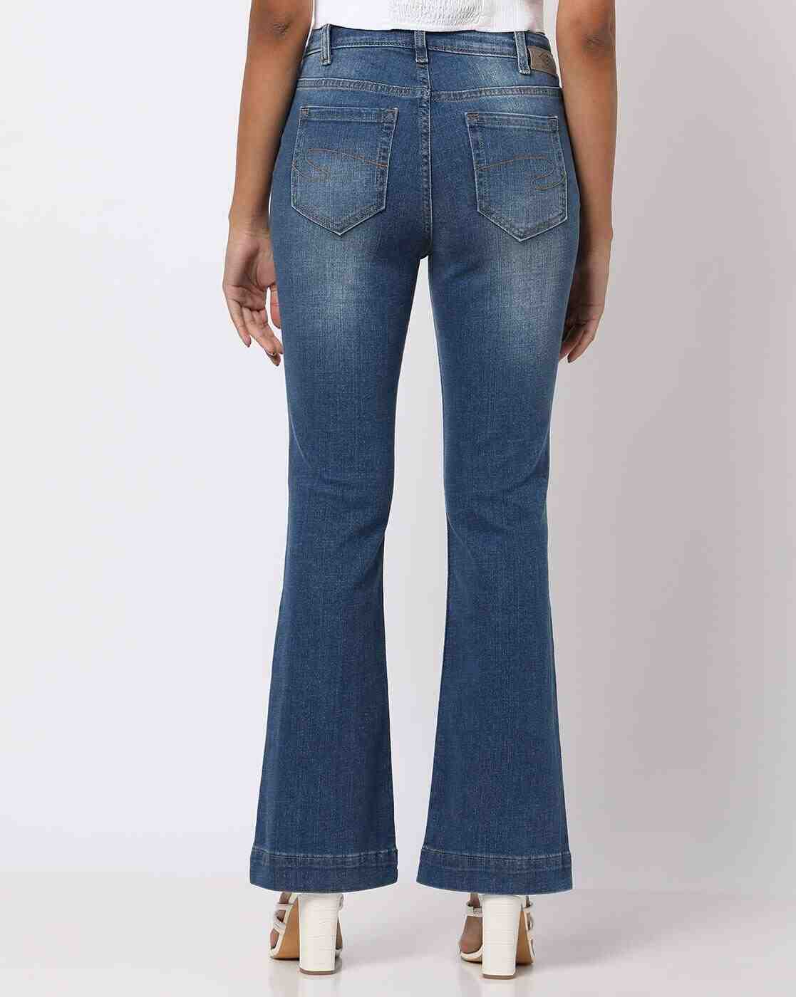 Lee Cooper | Heavily Washed Bootcut Jeans|2