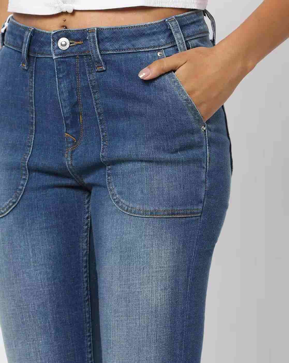 Lee Cooper | Heavily Washed Bootcut Jeans|3