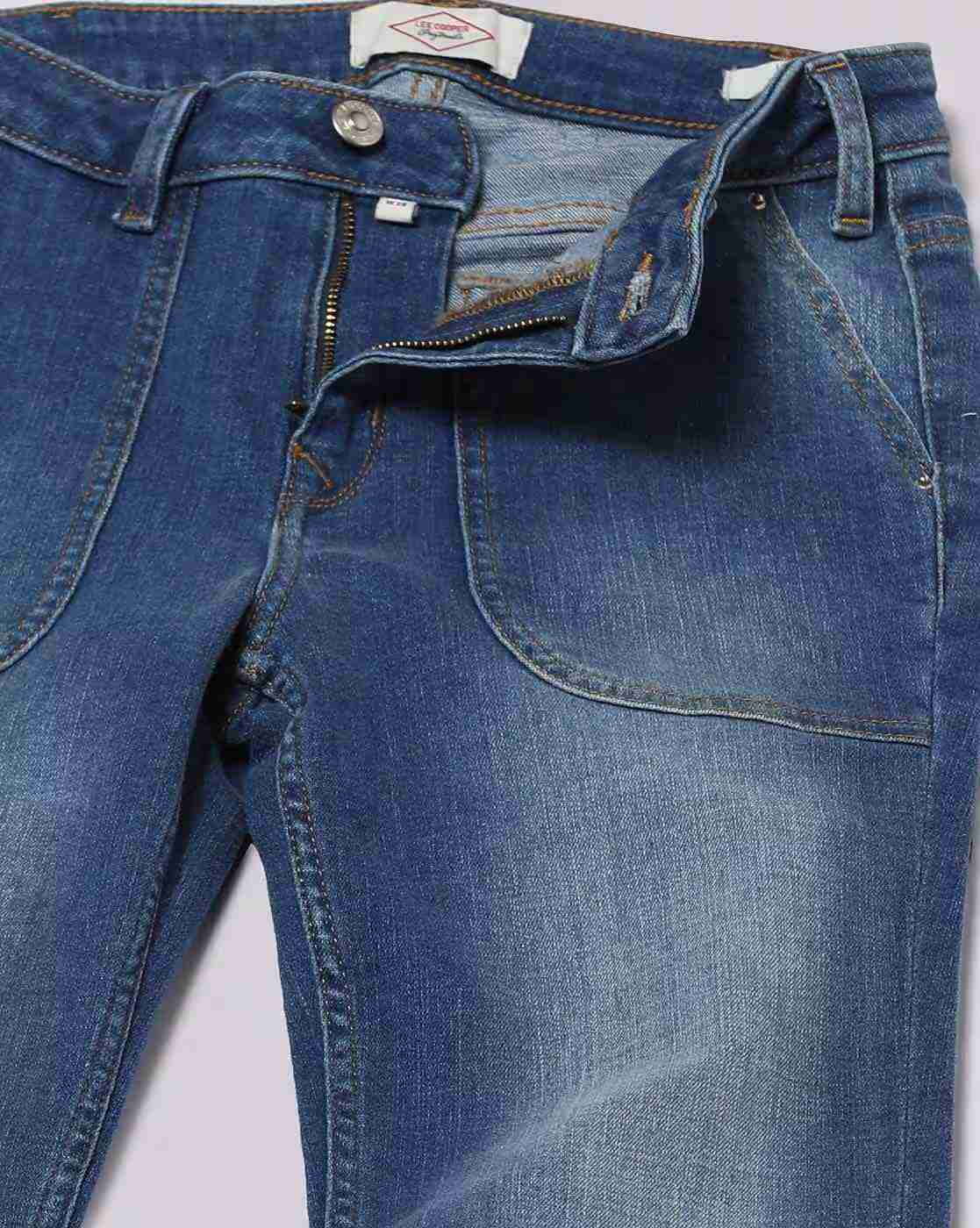 Lee Cooper | Heavily Washed Bootcut Jeans|4