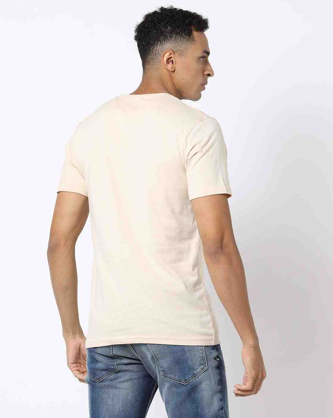 Lee Cooper | Regular Fit Cotton T-Shirt with Placement Print|2