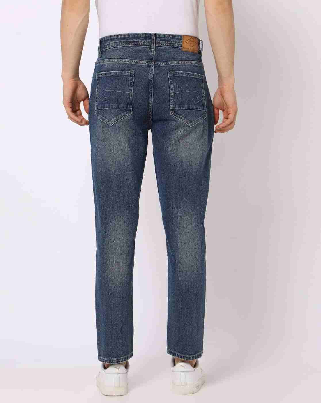 Lee Cooper | Men Heavily Washed Slim Fit Jeans|2