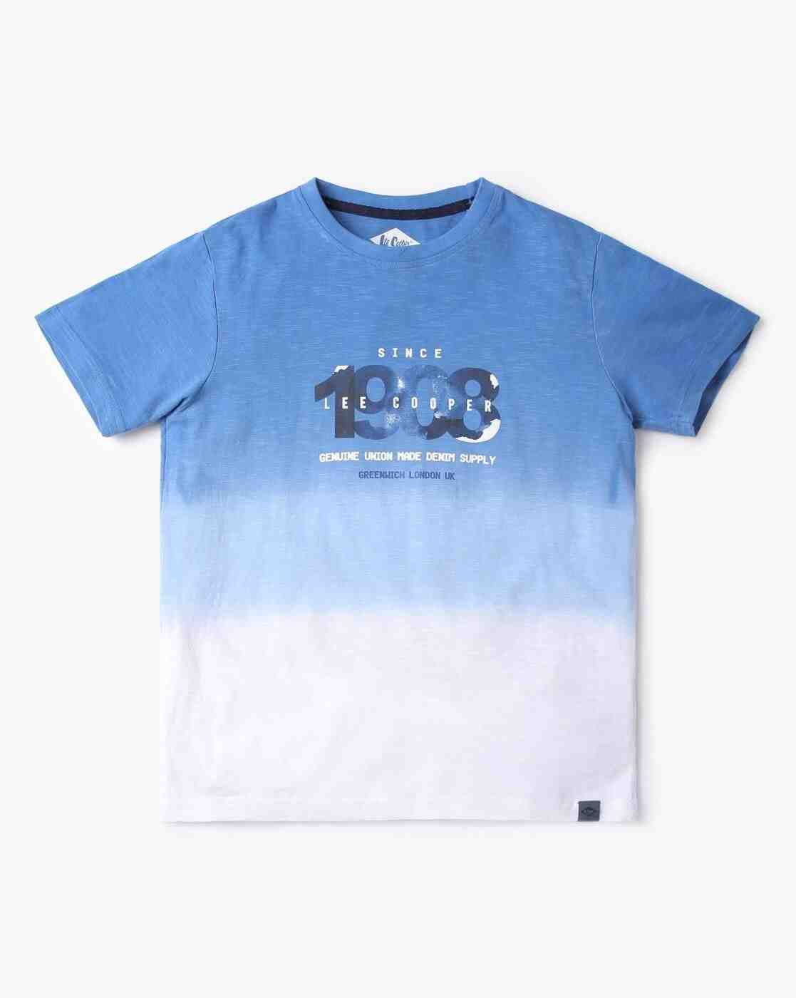 Lee Cooper | Ombre-Dyed Crew-Neck T-Shirt|0