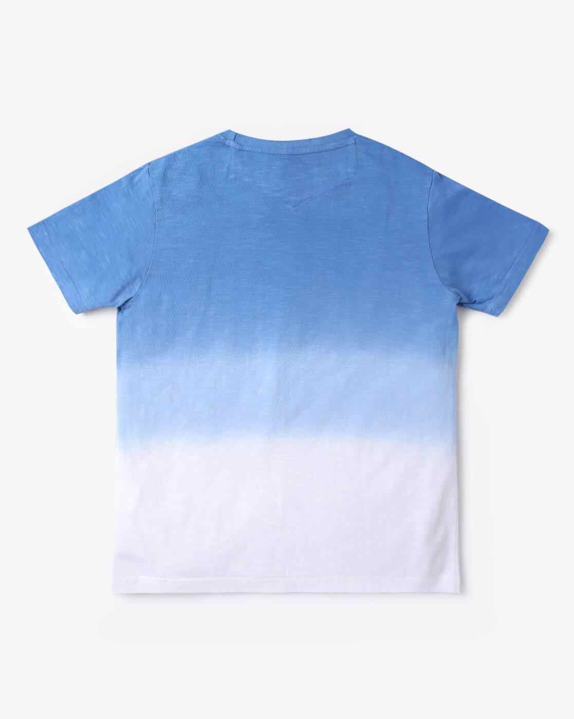 Lee Cooper | Ombre-Dyed Crew-Neck T-Shirt|1