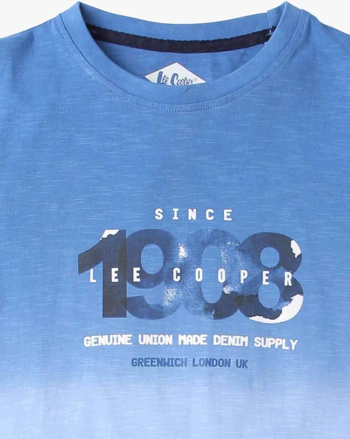Lee Cooper | Ombre-Dyed Crew-Neck T-Shirt|2