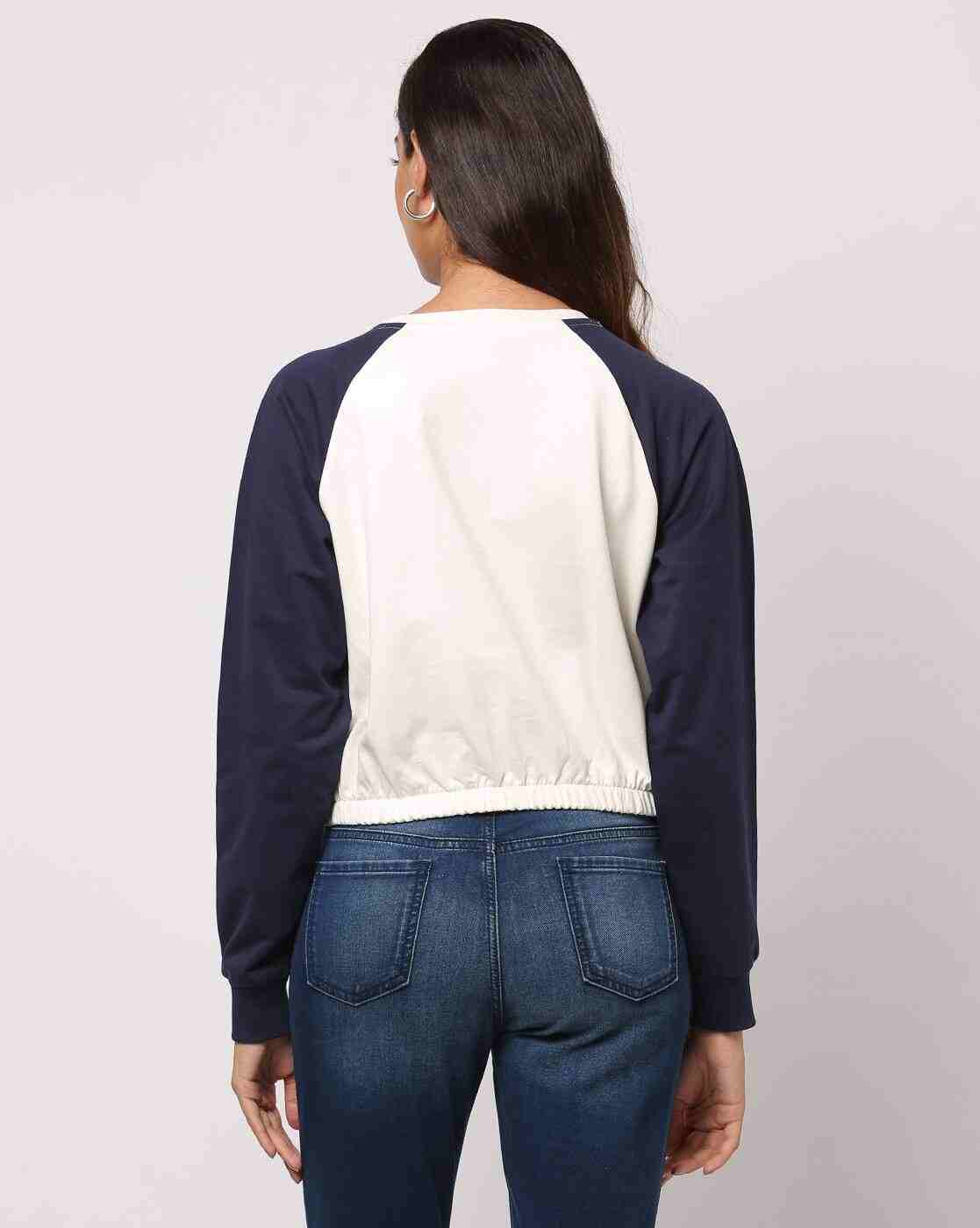 Lee Cooper | Printed Sweatshirt with Raglan Sleeves|2