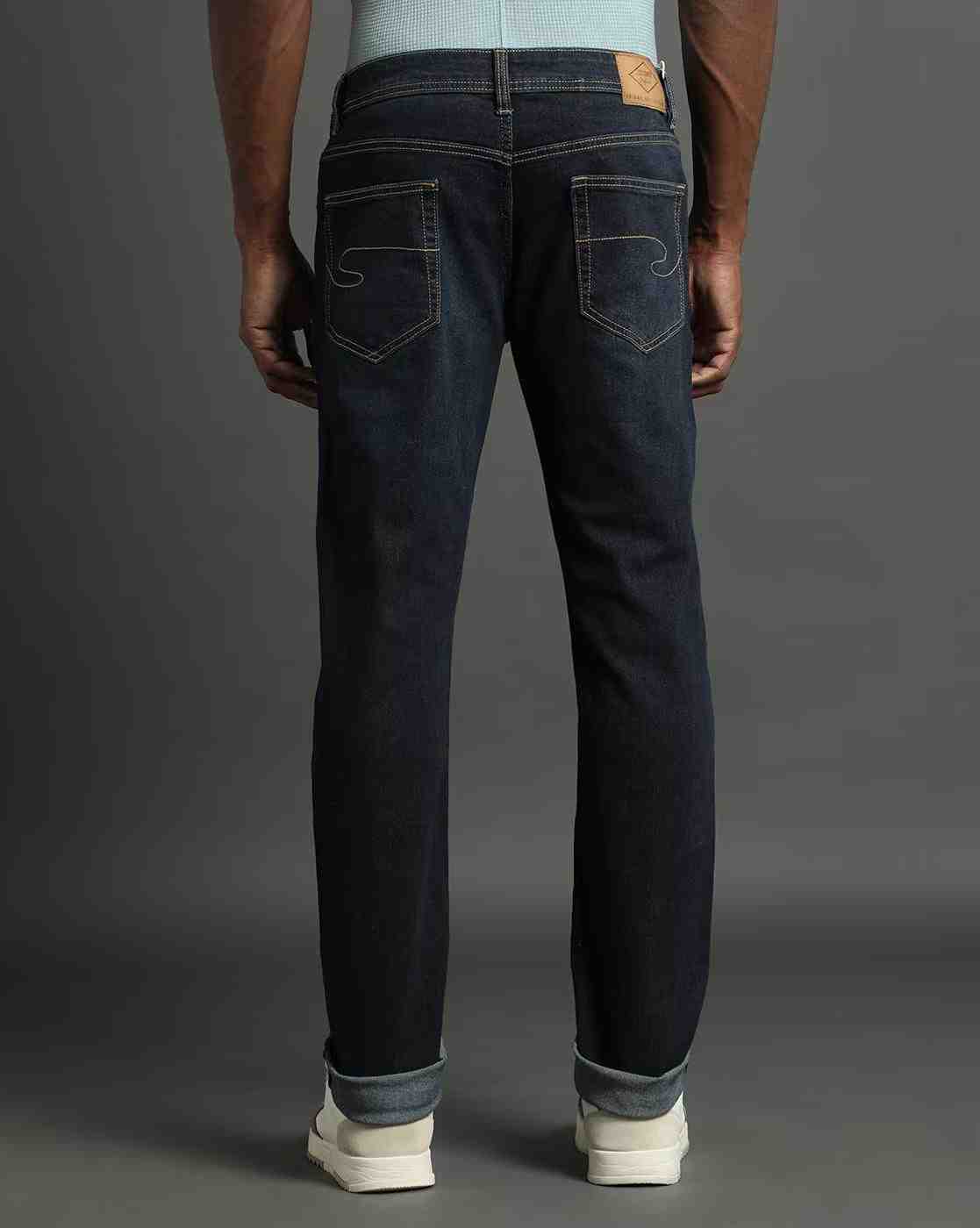 Lee Cooper | Men Light-Wash Slim Fit Low-Rise Jeans|2