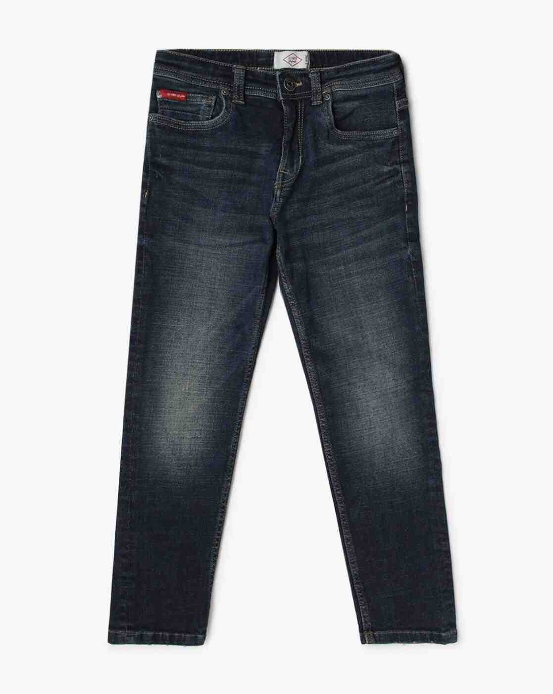Lee Cooper | Boys Mid-Wash Regular Fit Jeans|0