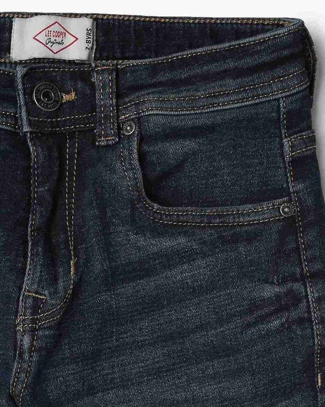 Lee Cooper | Boys Mid-Wash Regular Fit Jeans|2