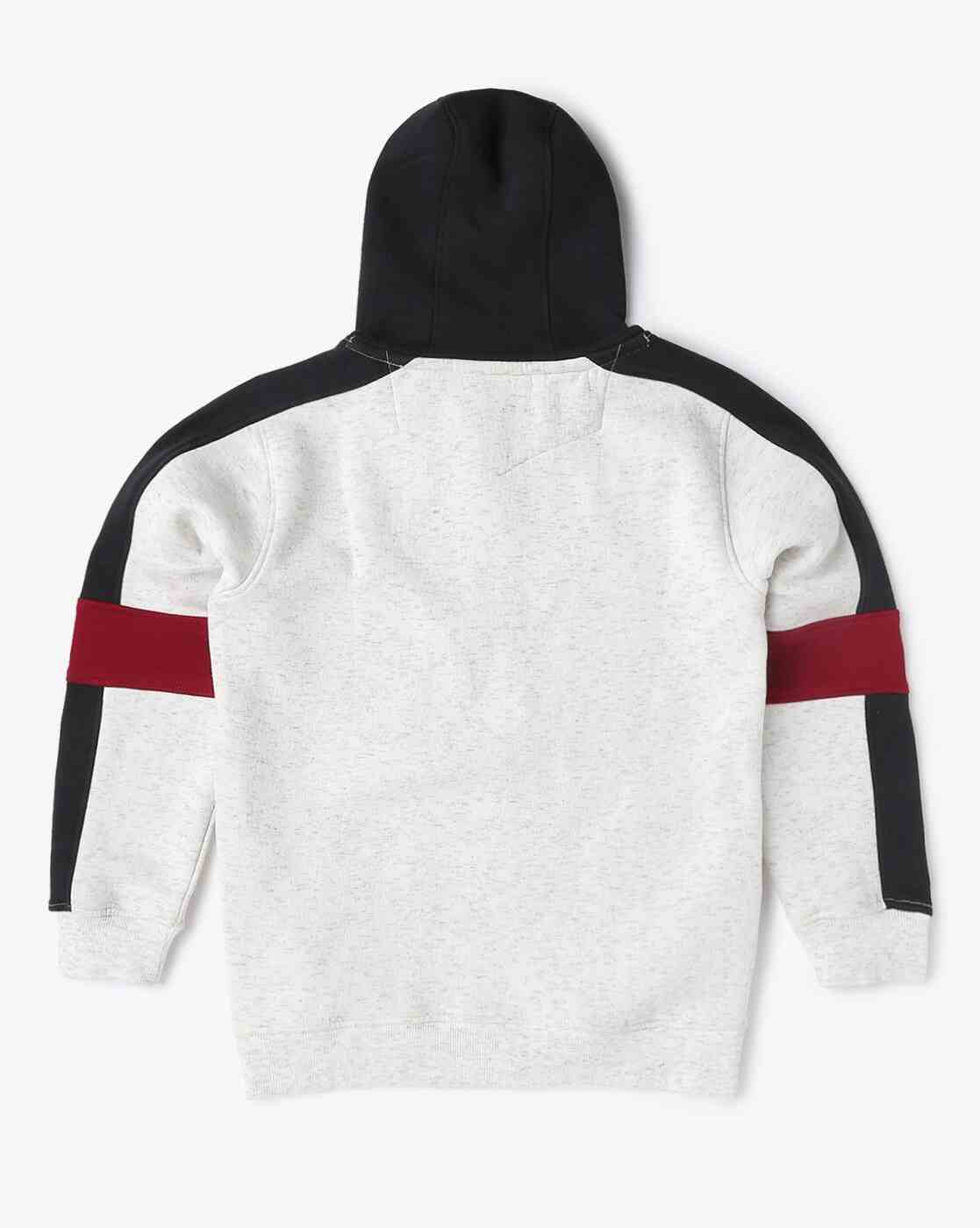 Lee Cooper | Brand Print Hoodie with Ribbed Hem|1