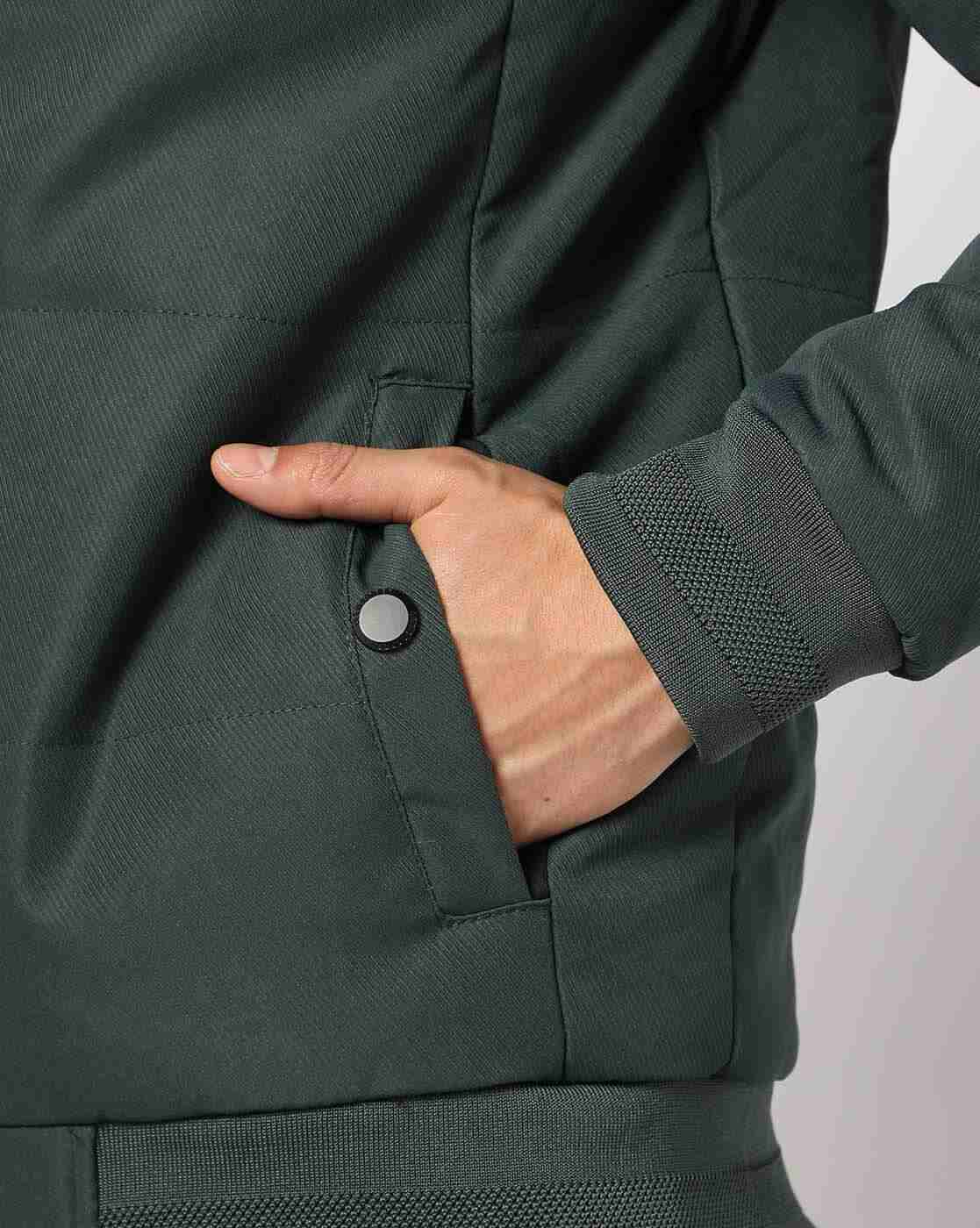 Lee Cooper | Men Regular Fit Bomber Jacket|4